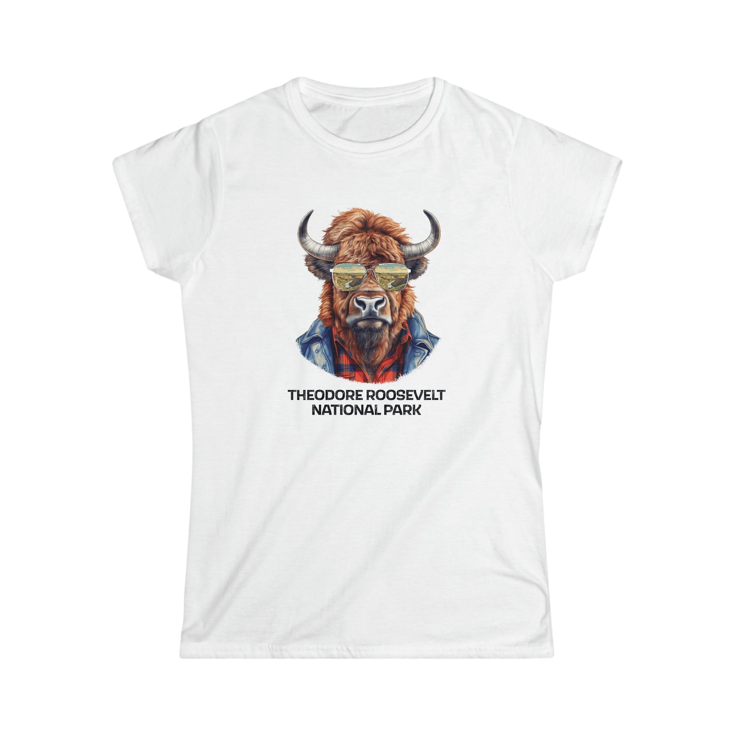 Theodore Roosevelt National Park Women's T-Shirt - Cool Bison