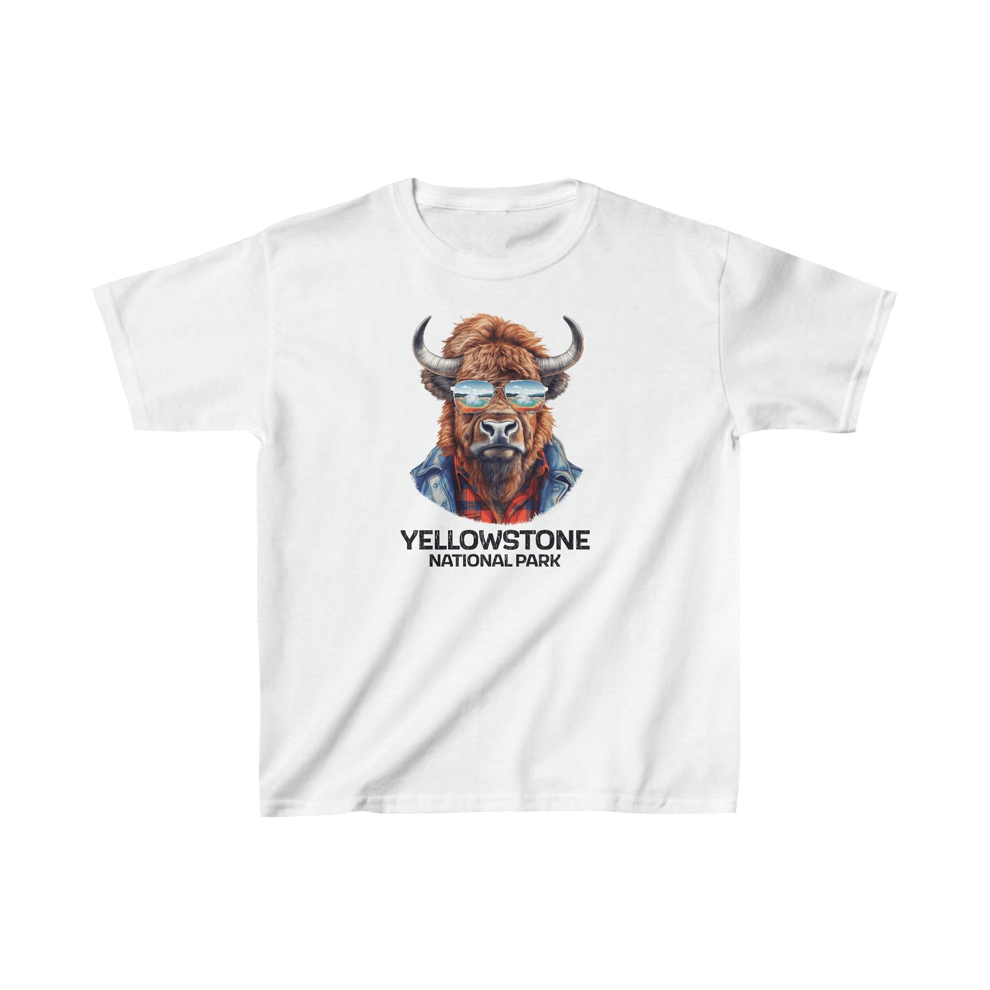 Yellowstone National Park Child T-Shirt - Cool Bison
