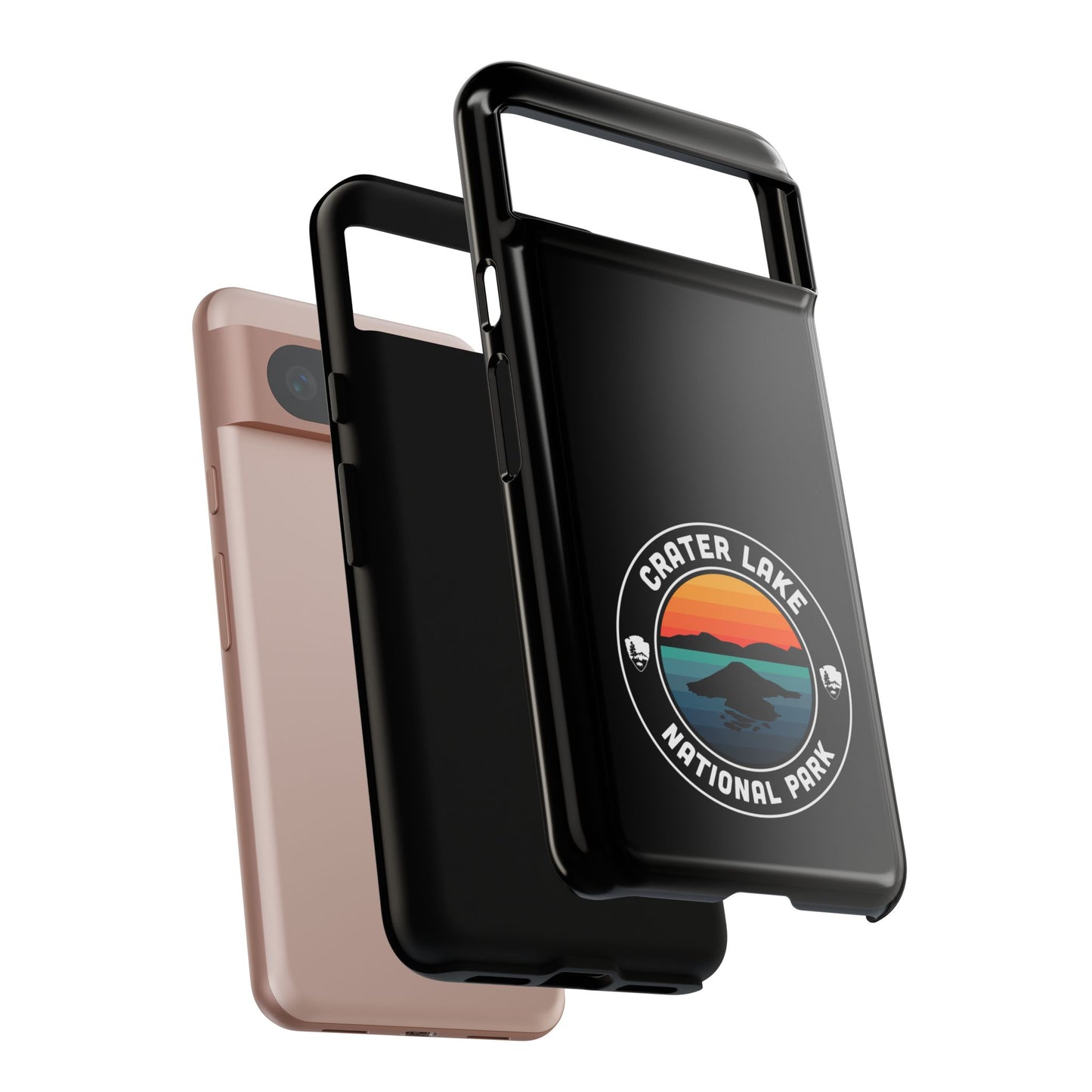 Crater Lake National Park Phone Case - Round Emblem Design