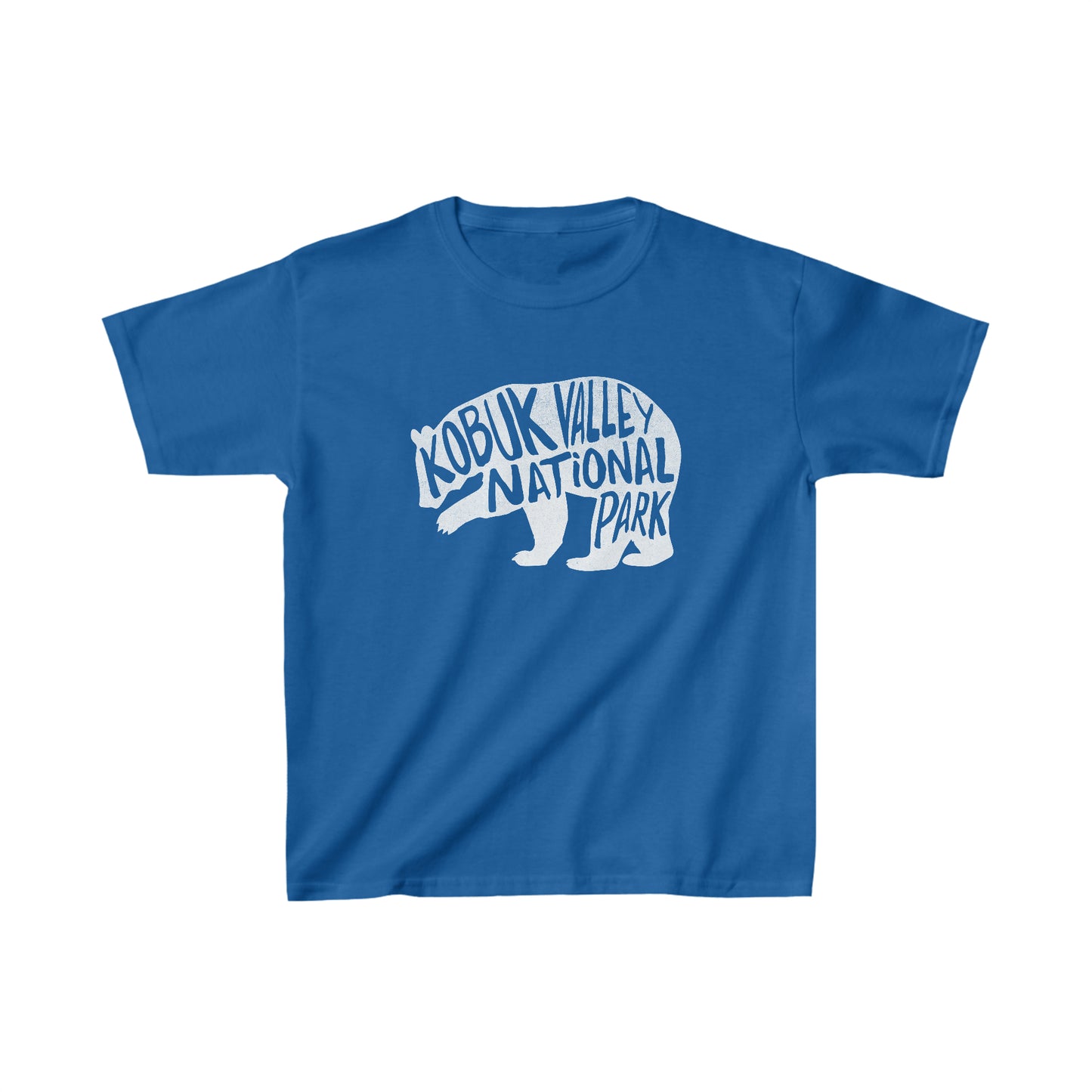 Kobuk Valley National Park Child T-Shirt - Grizzly Bear Chunky Text