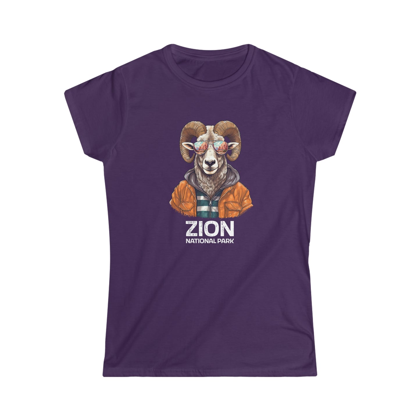 Zion National Park Women's T-Shirt - Cool Bighorn Sheep