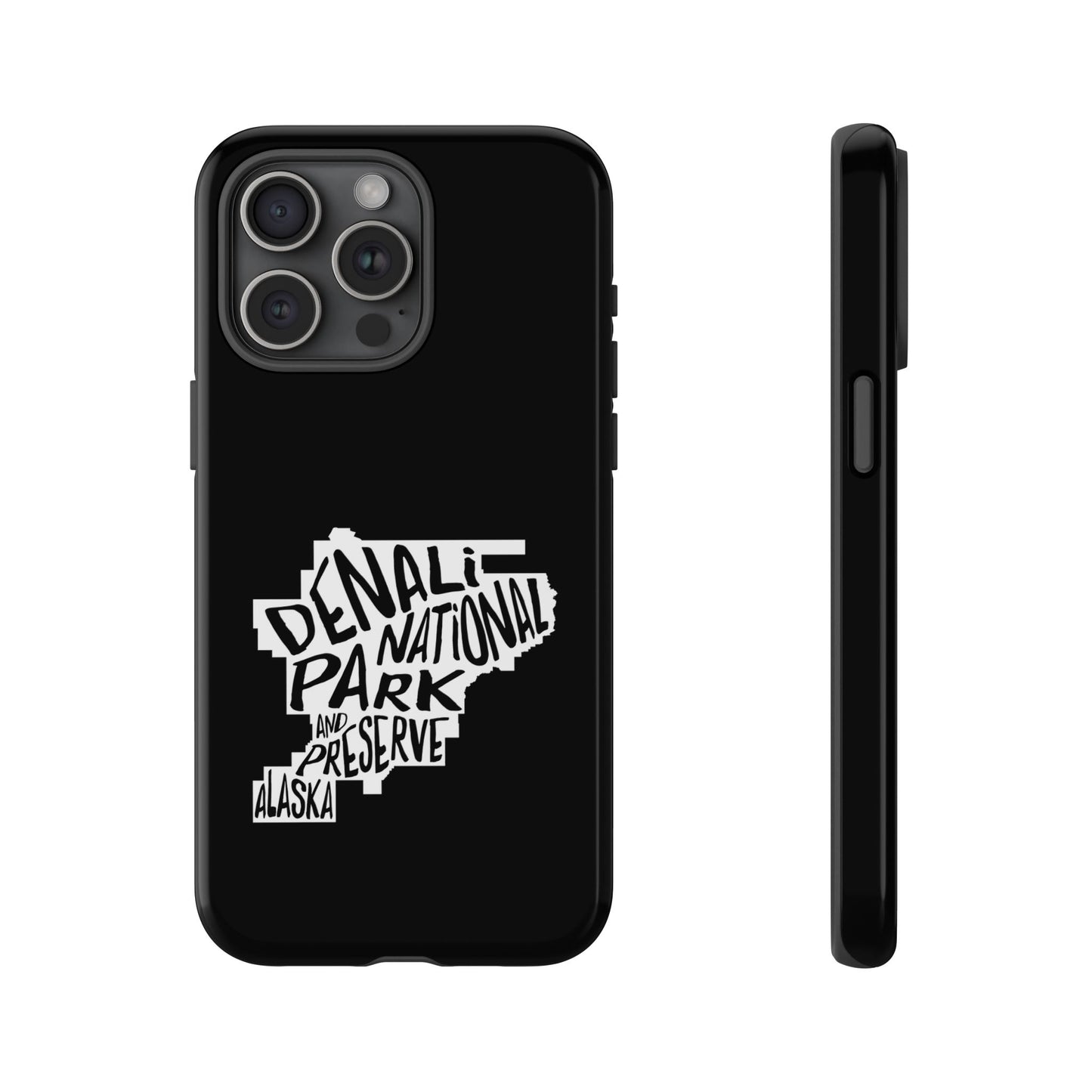 Denali National Park Phone Case - Map Design