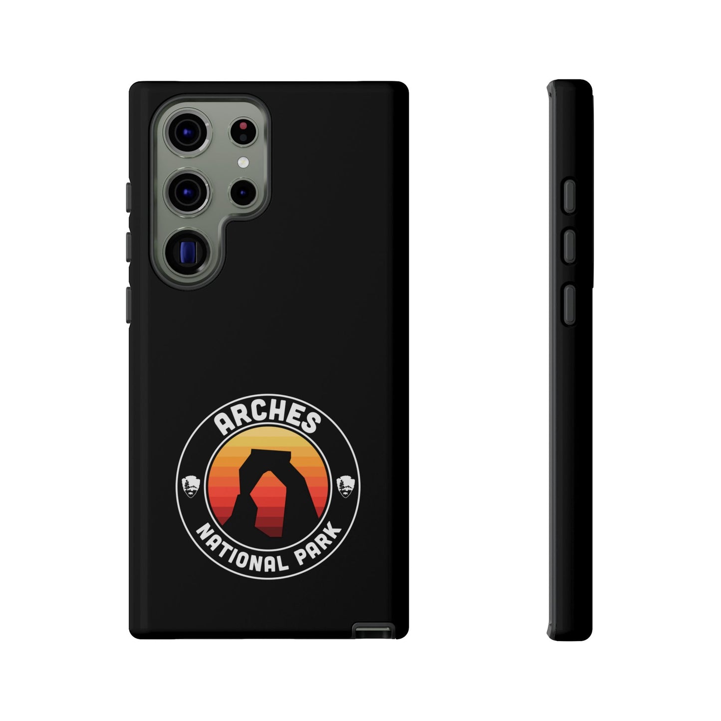 Arches National Park Phone Case - Round Emblem Design