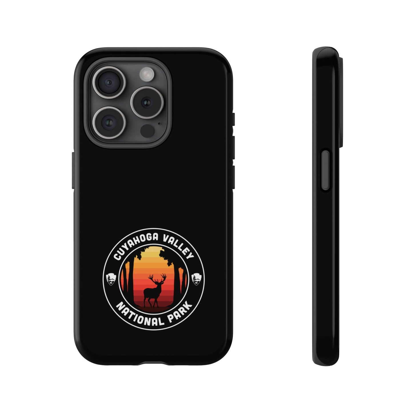 Cuyahoga Valley National Park Phone Case - Round Emblem Design