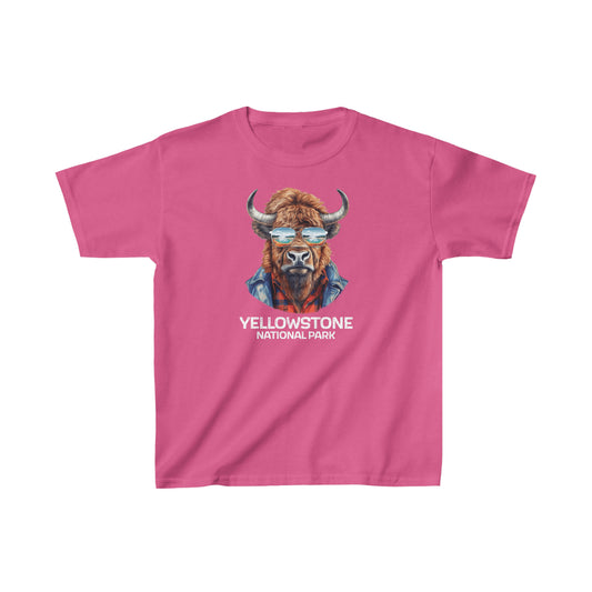 Yellowstone National Park Child T-Shirt - Cool Bison