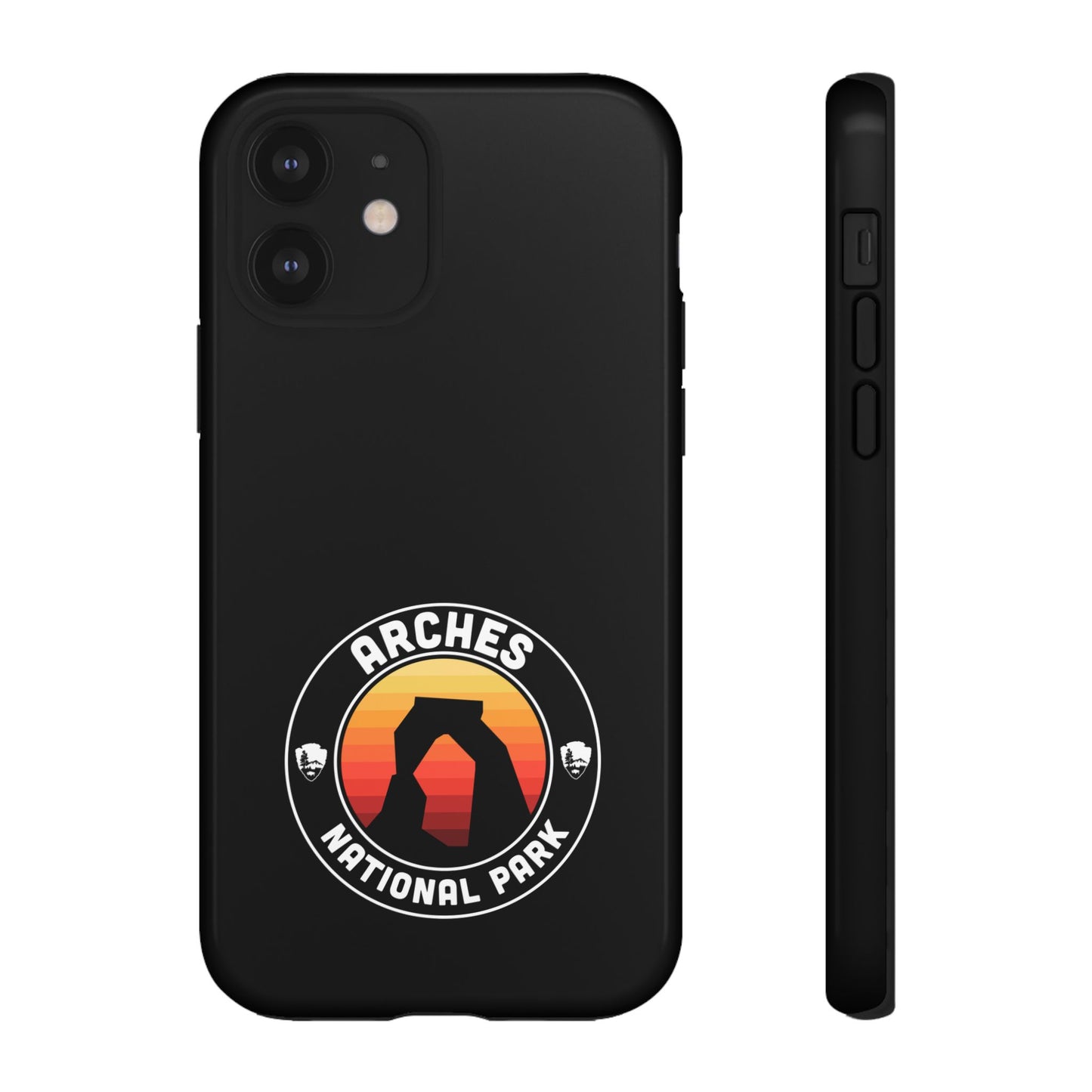 Arches National Park Phone Case - Round Emblem Design
