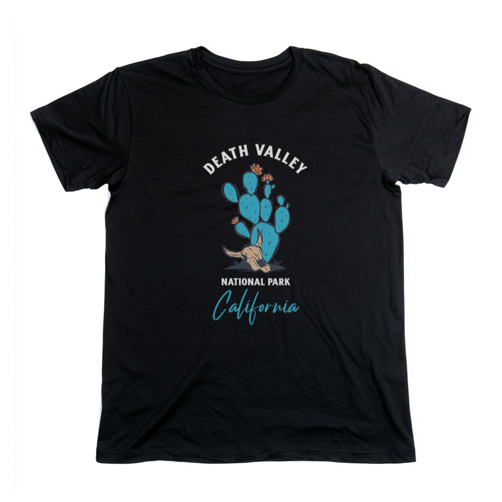 Death Valley National Park T-Shirt - Prickly Pear in Black