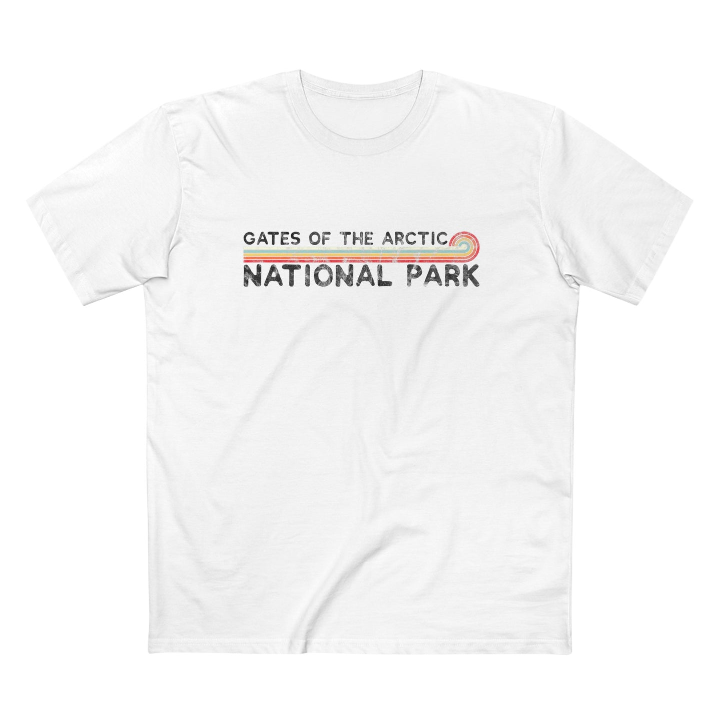 Gates of the Arctic National Park T-Shirt - Vintage Stretched Sunrise