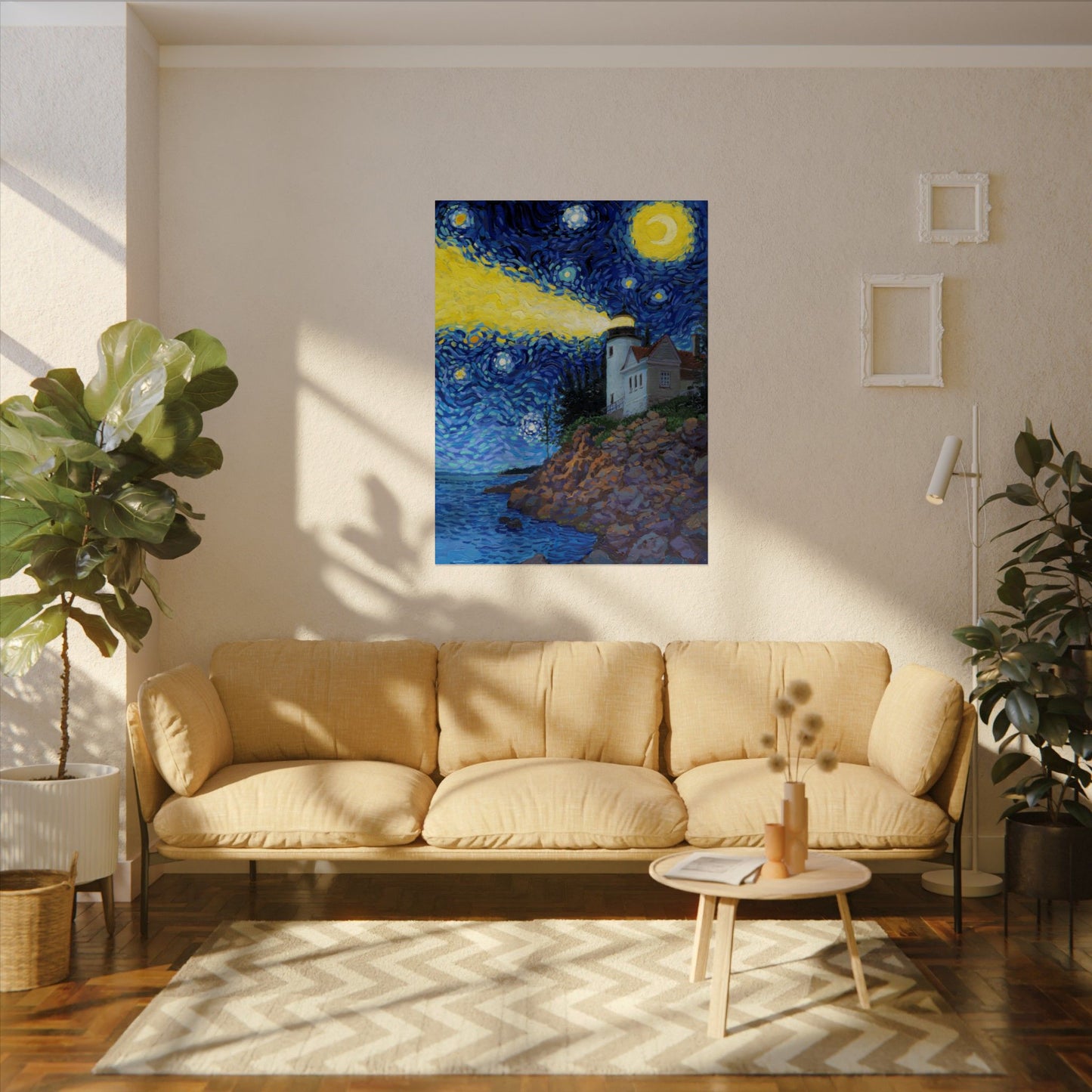 Acadia National Park Starry Night Poster - Premium Textured Paper