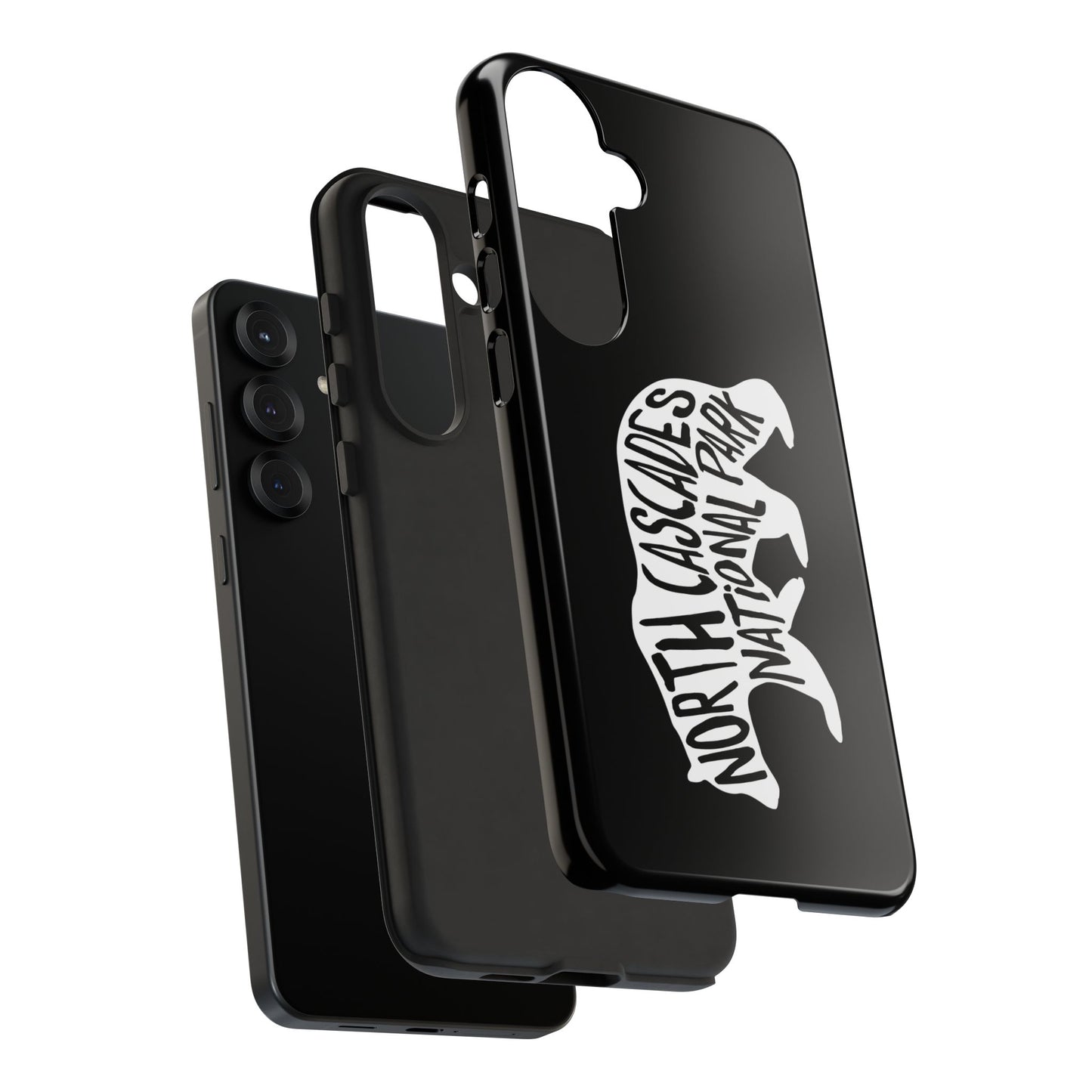 North Cascades National Park Phone Case - Black Bear Design