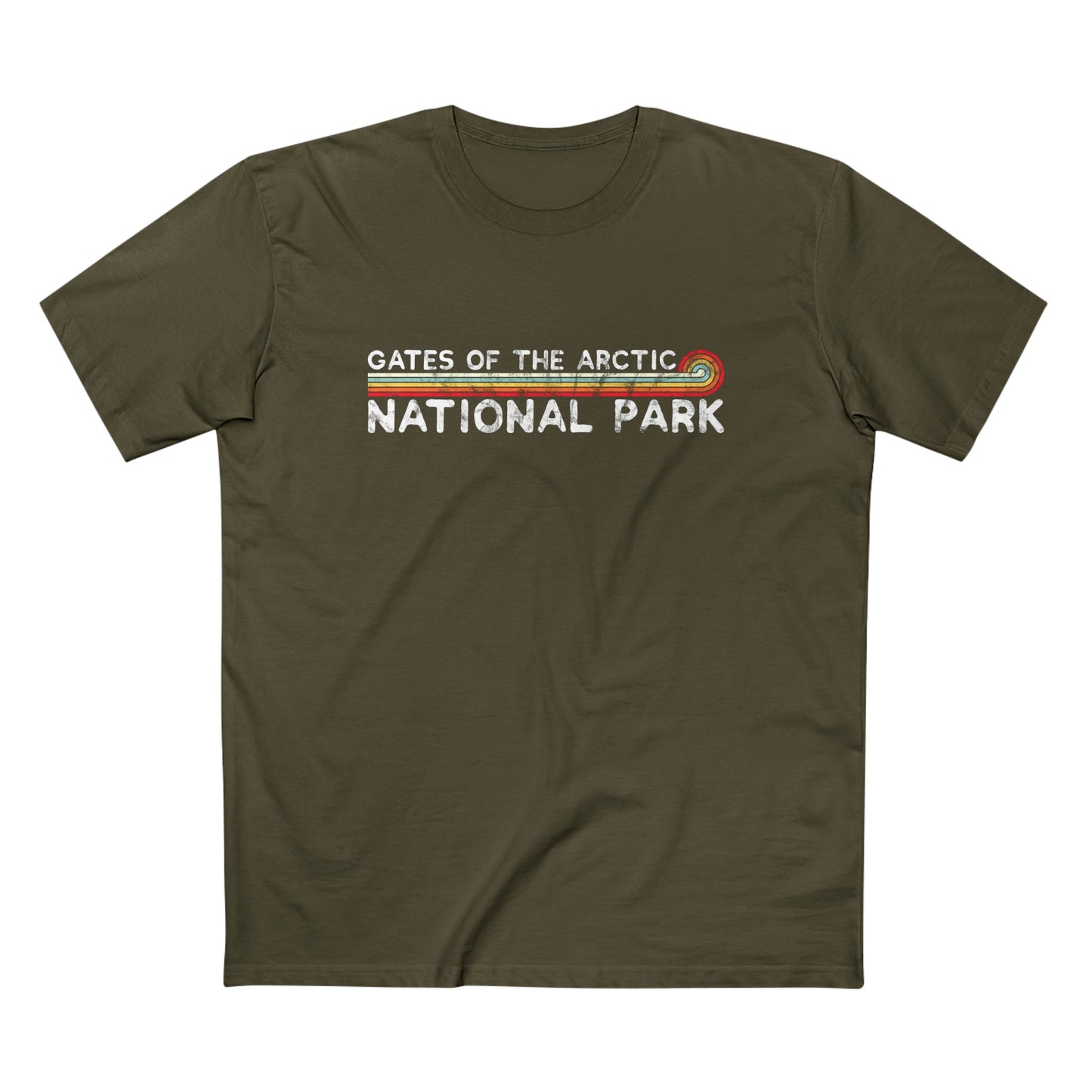 Gates of the Arctic National Park T-Shirt - Vintage Stretched Sunrise