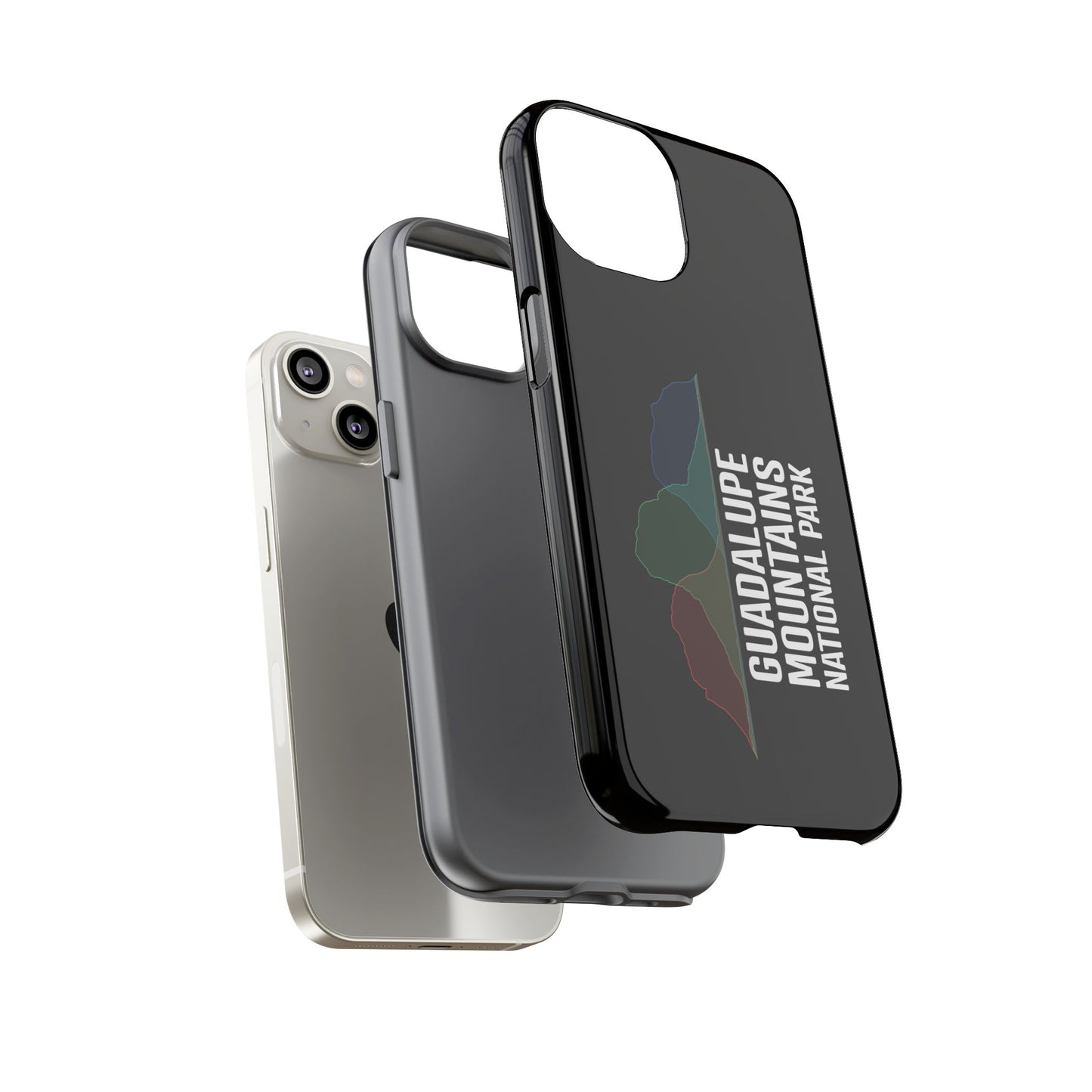 Guadalupe Mountains National Park Phone Case - Histogram Design