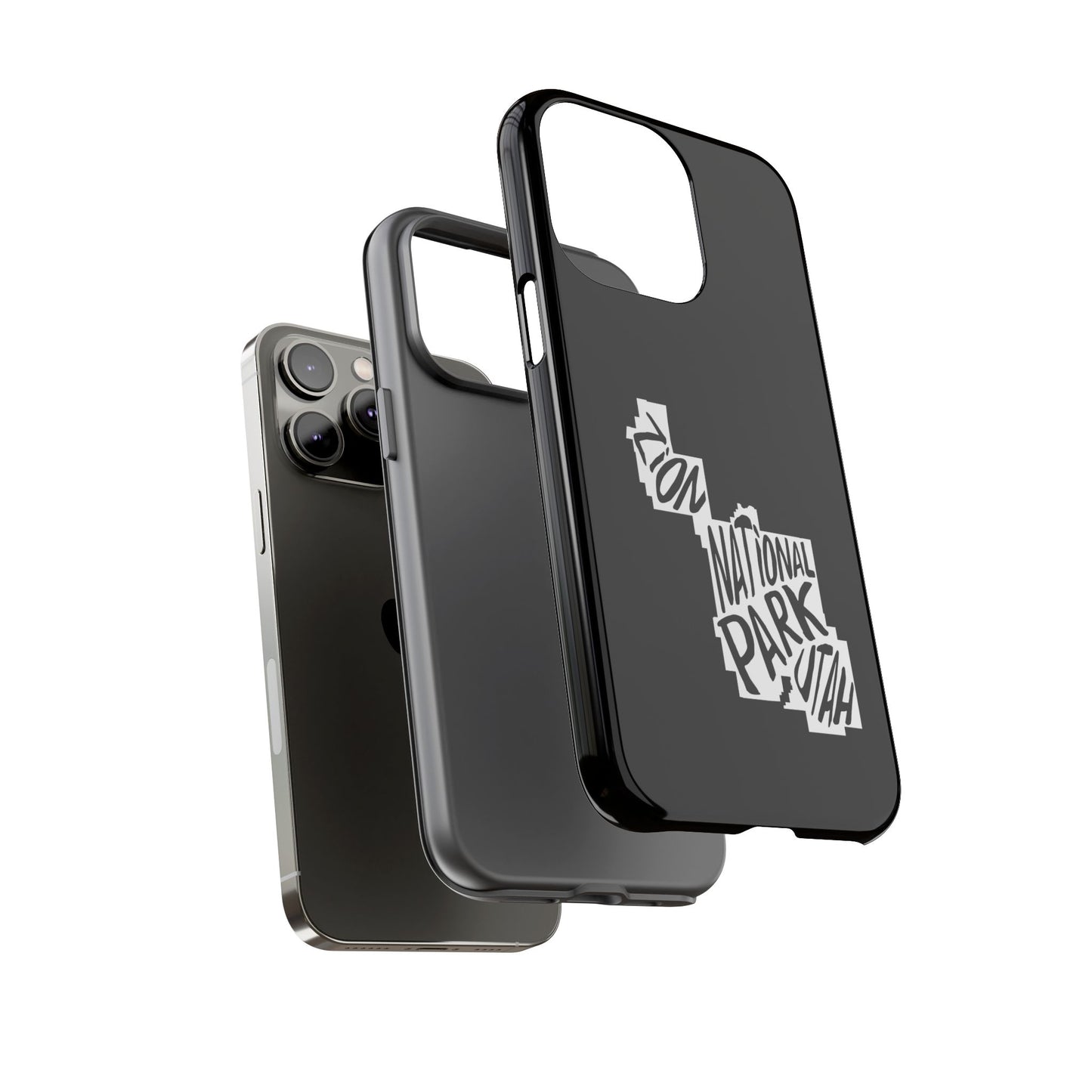 Zion National Park Phone Case - Map Design