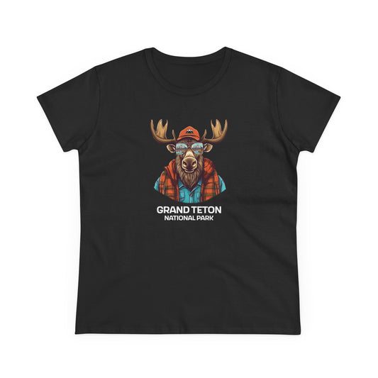 Grand Teton National Park Women's T-Shirt - Cool Moose
