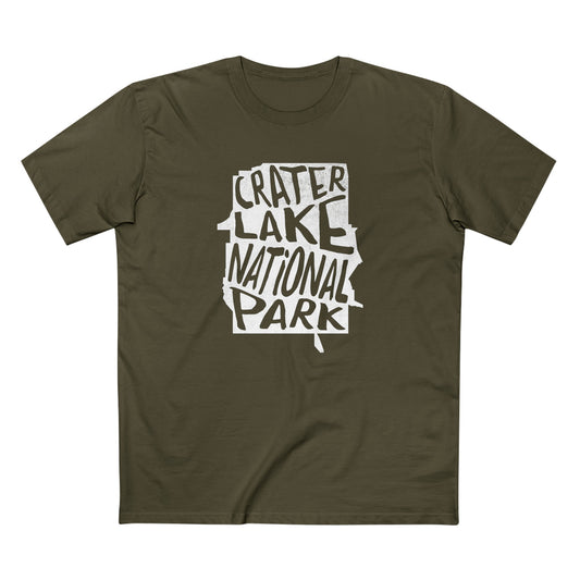 Crater Lake National Park T-Shirt - Map
