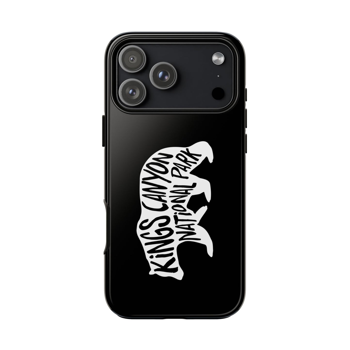 Kings Canyon National Park Phone Case - Black Bear Design