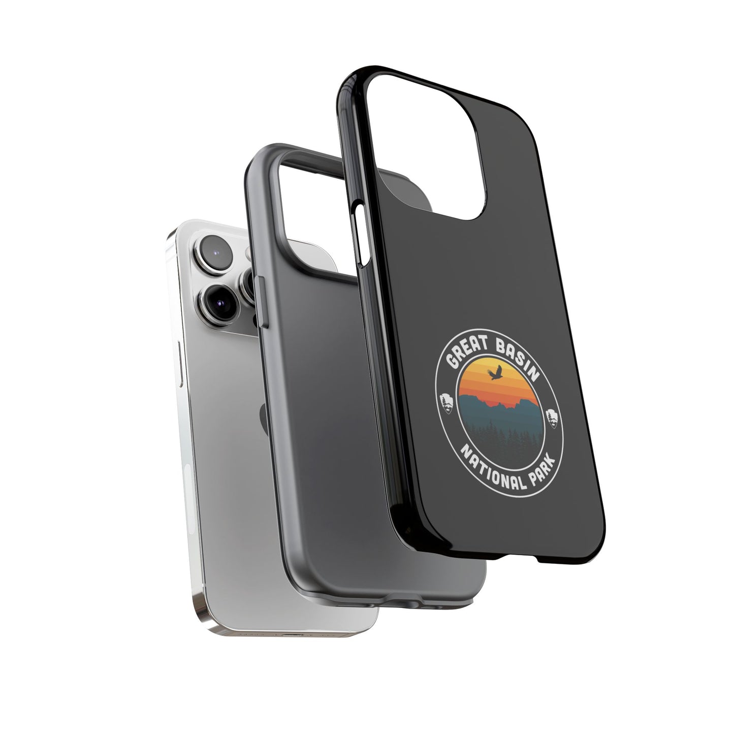 Great Basin National Park iPhone Case - Round Emblem Design