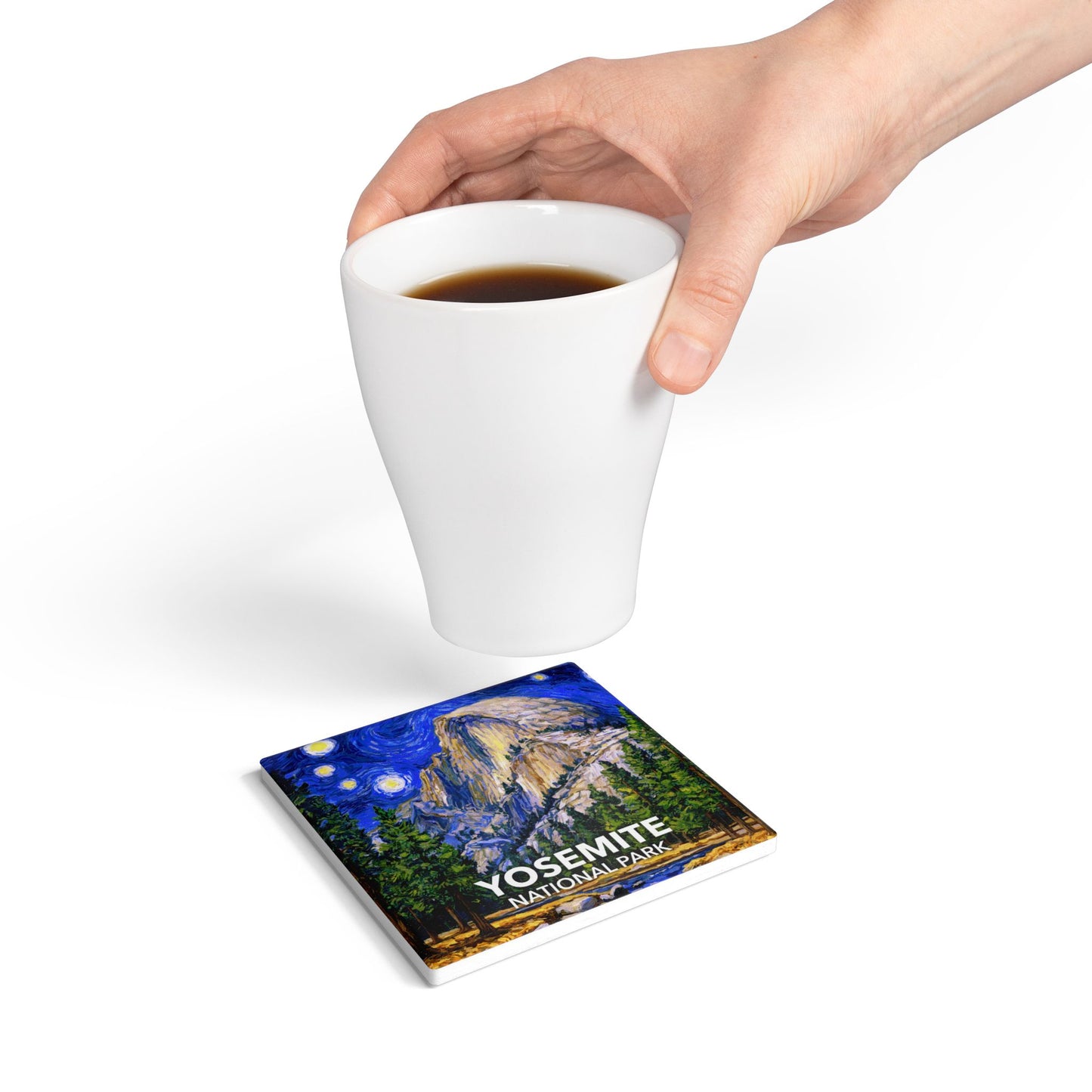 Yosemite National Park Coaster - The Starry Night