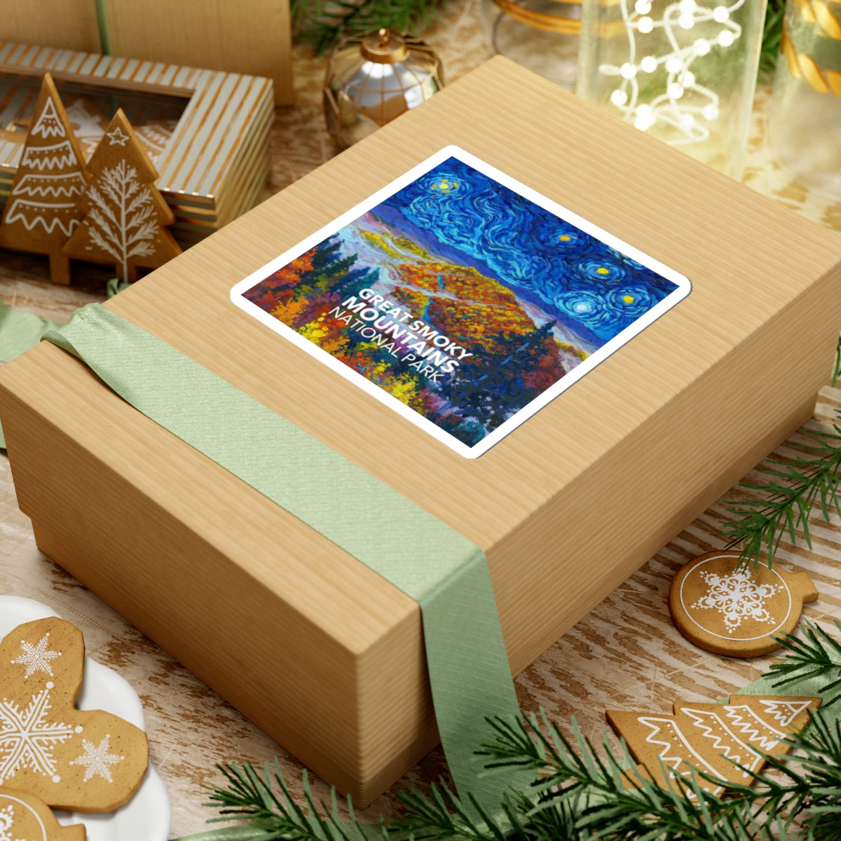 Great Smoky Mountains National Park Sticker - The Starry Night
