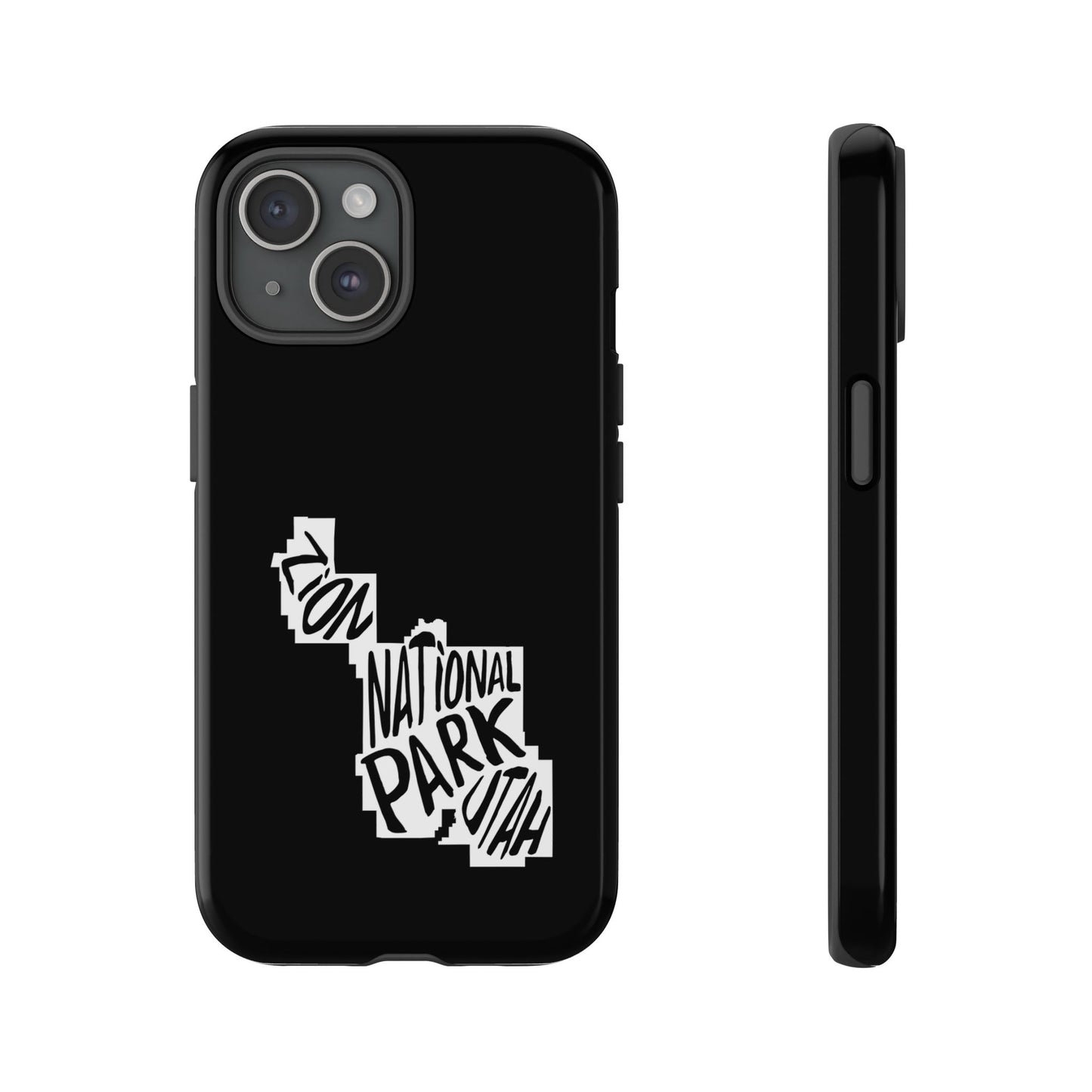 Zion National Park Phone Case - Map Design