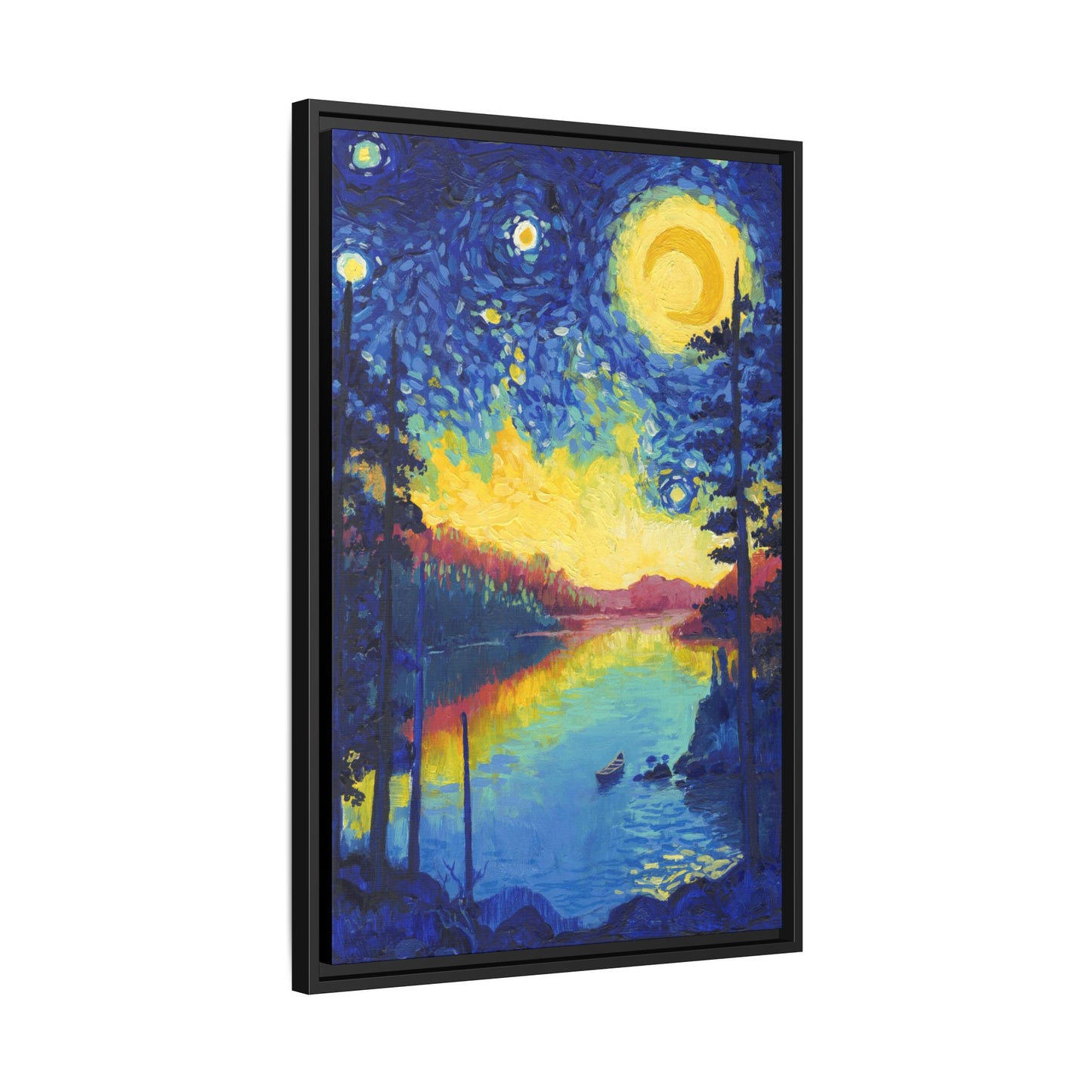 Voyageurs National Park Framed Canvas - The Starry Night