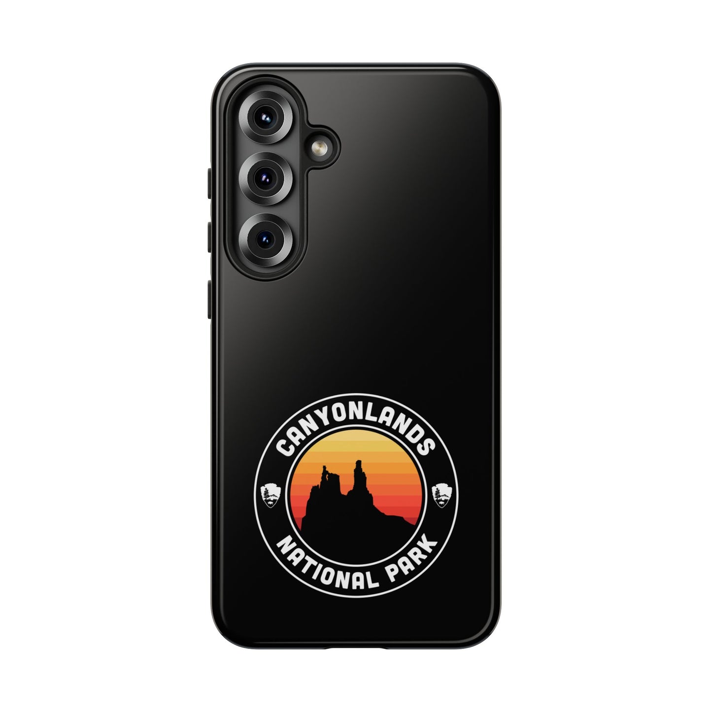 Canyonlands National Park Phone Case - Round Emblem Design