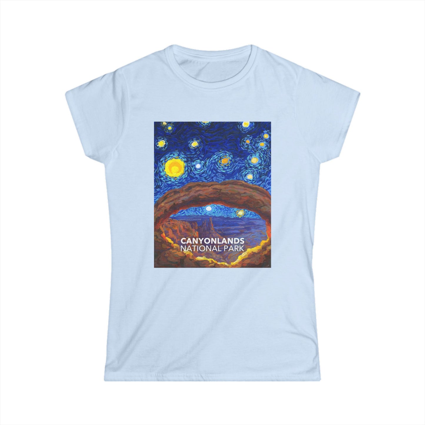 Canyonlands National Park T-Shirt - Women's Starry Night