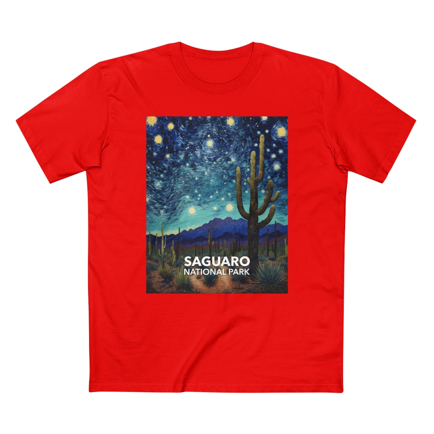 Saguaro National Park T-Shirt - The Starry Night