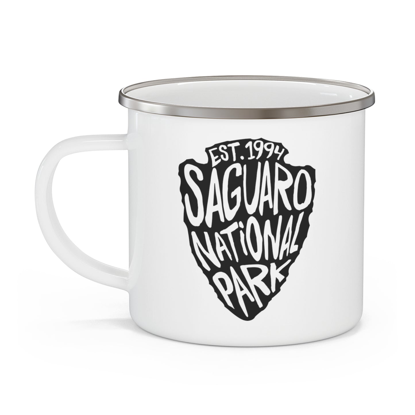 Saguaro National Park Enamel Camping Mug - Arrowhead