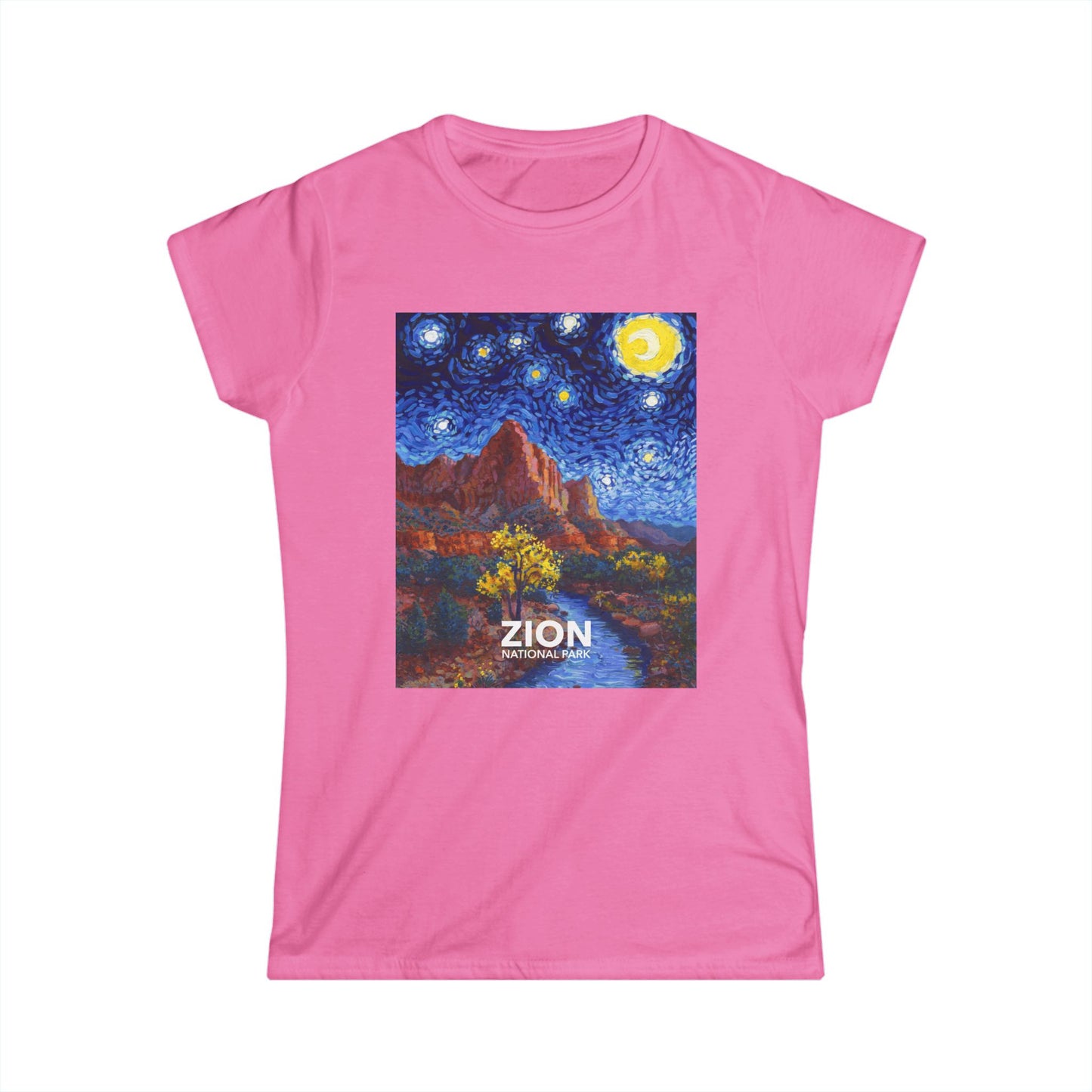 Zion National Park T-Shirt - Women's Starry Night