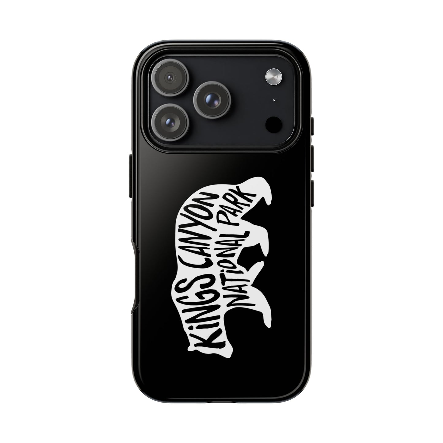 Kings Canyon National Park Phone Case - Black Bear Design
