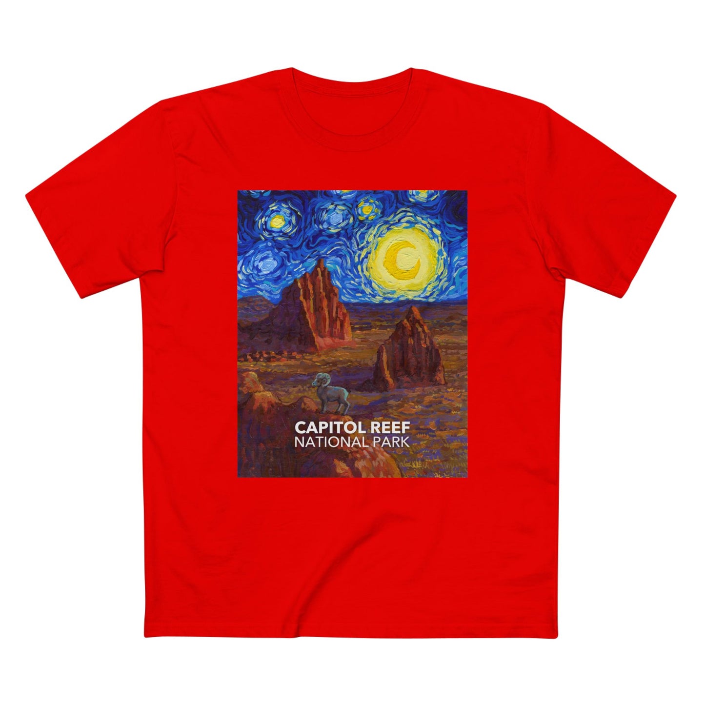Capitol Reef National Park T-Shirt - The Starry Night