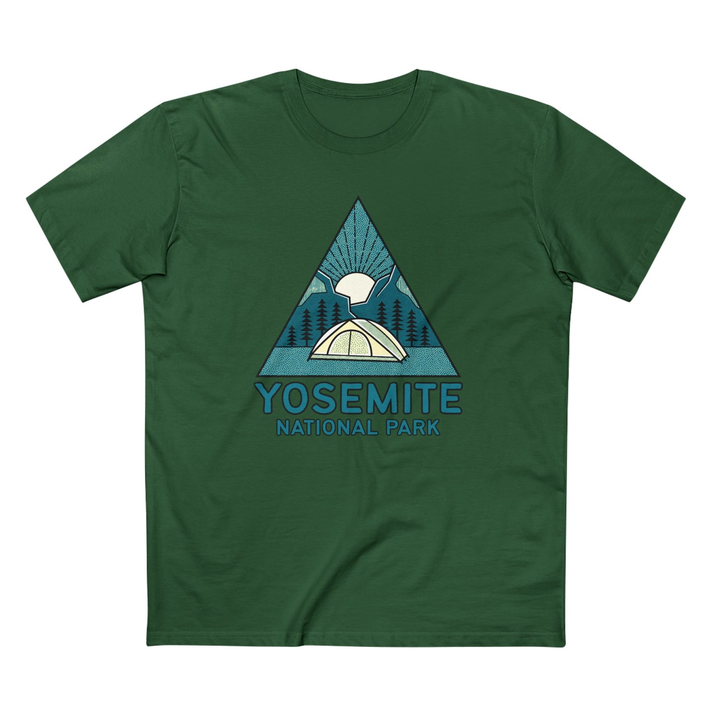 Yosemite National Park T-Shirt Sunrise Triangle Graphic