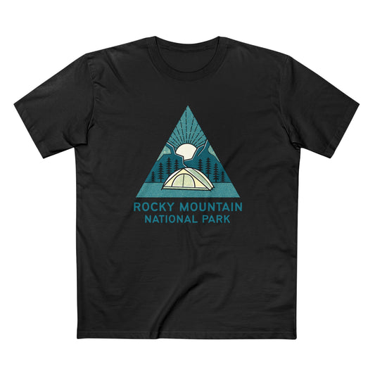Rocky Mountain National Park T-Shirt Sunrise Triangle Graphic
