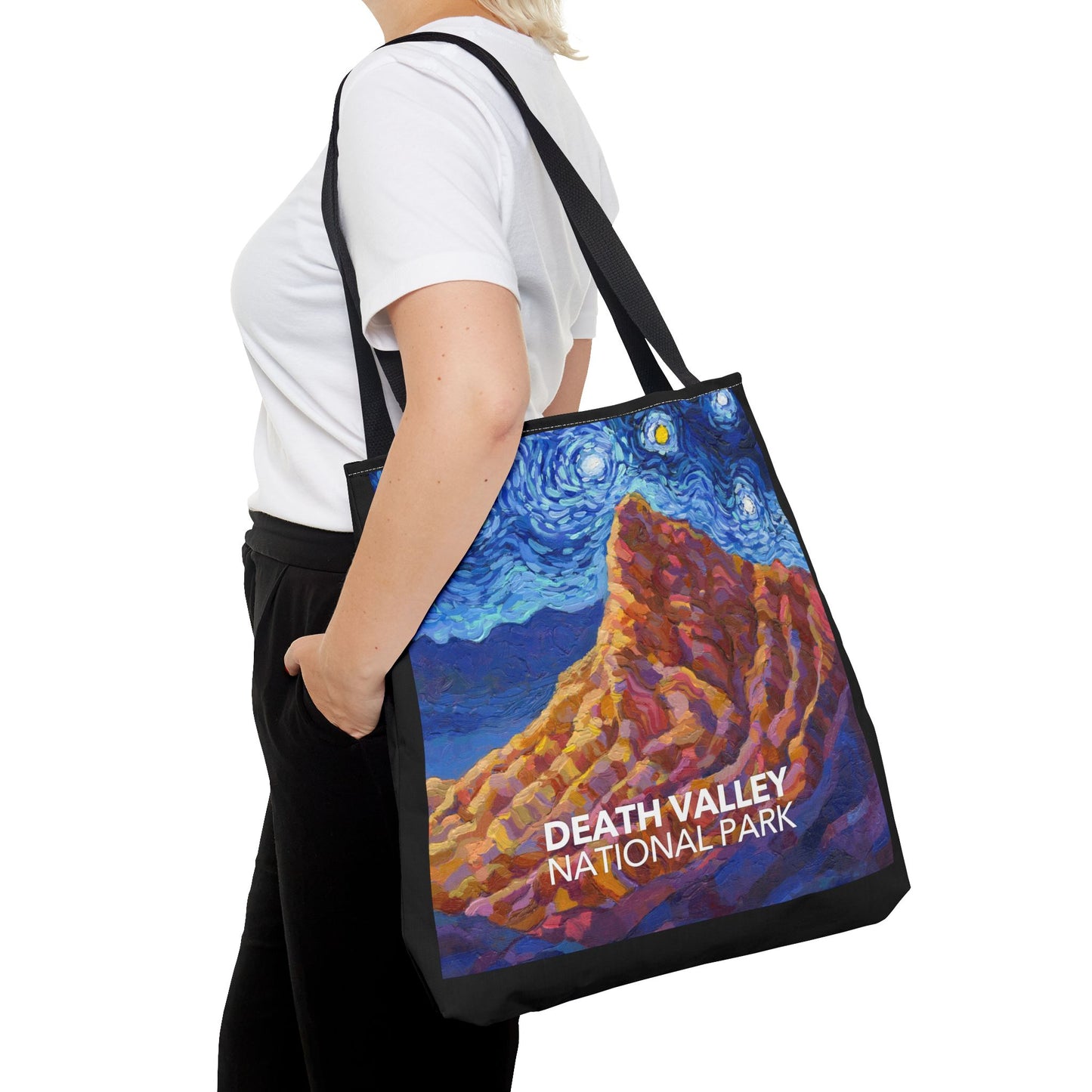 Death Valley National Park Tote Bag - Starry Night Large