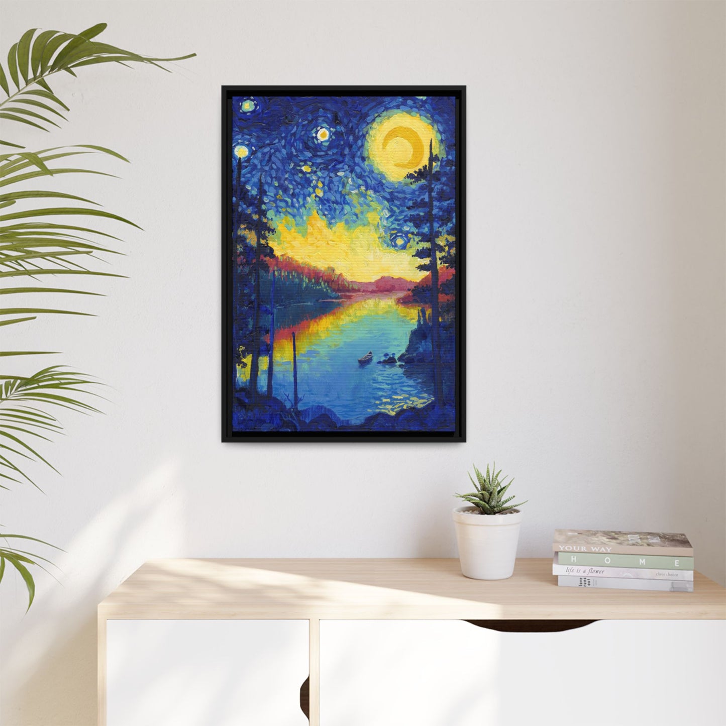 Voyageurs National Park Framed Canvas - The Starry Night