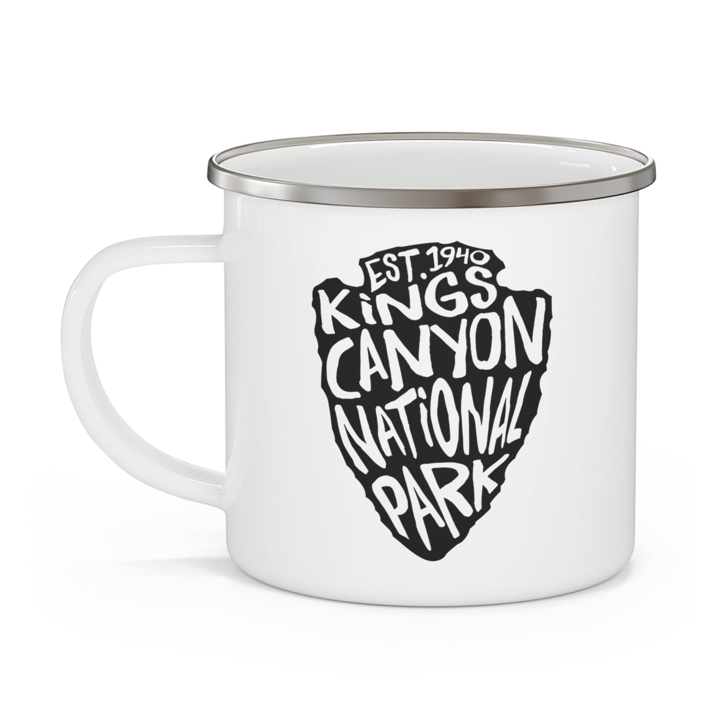 Kings Canyon National Park Enamel Camping Mug - Arrowhead