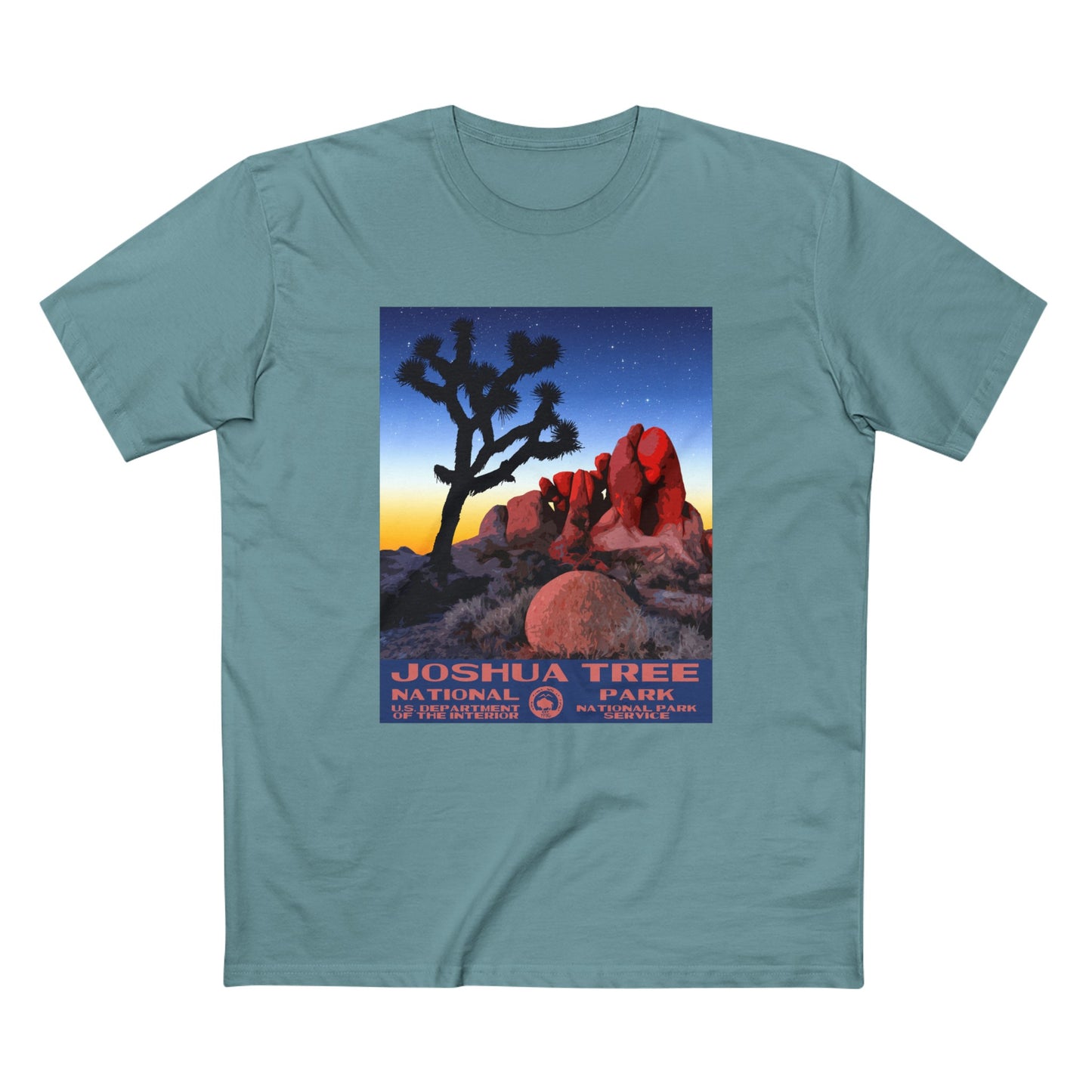 Joshua Tree National Park T-Shirt - Skull Rock WPA