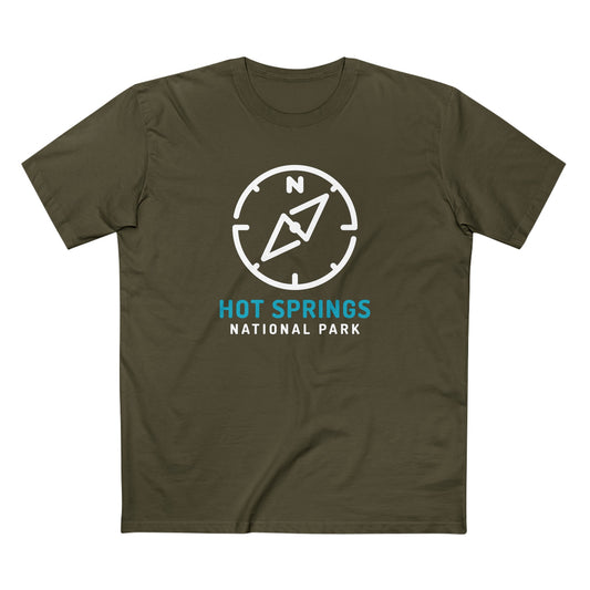 Hot Springs National Park T-Shirt Compass Design