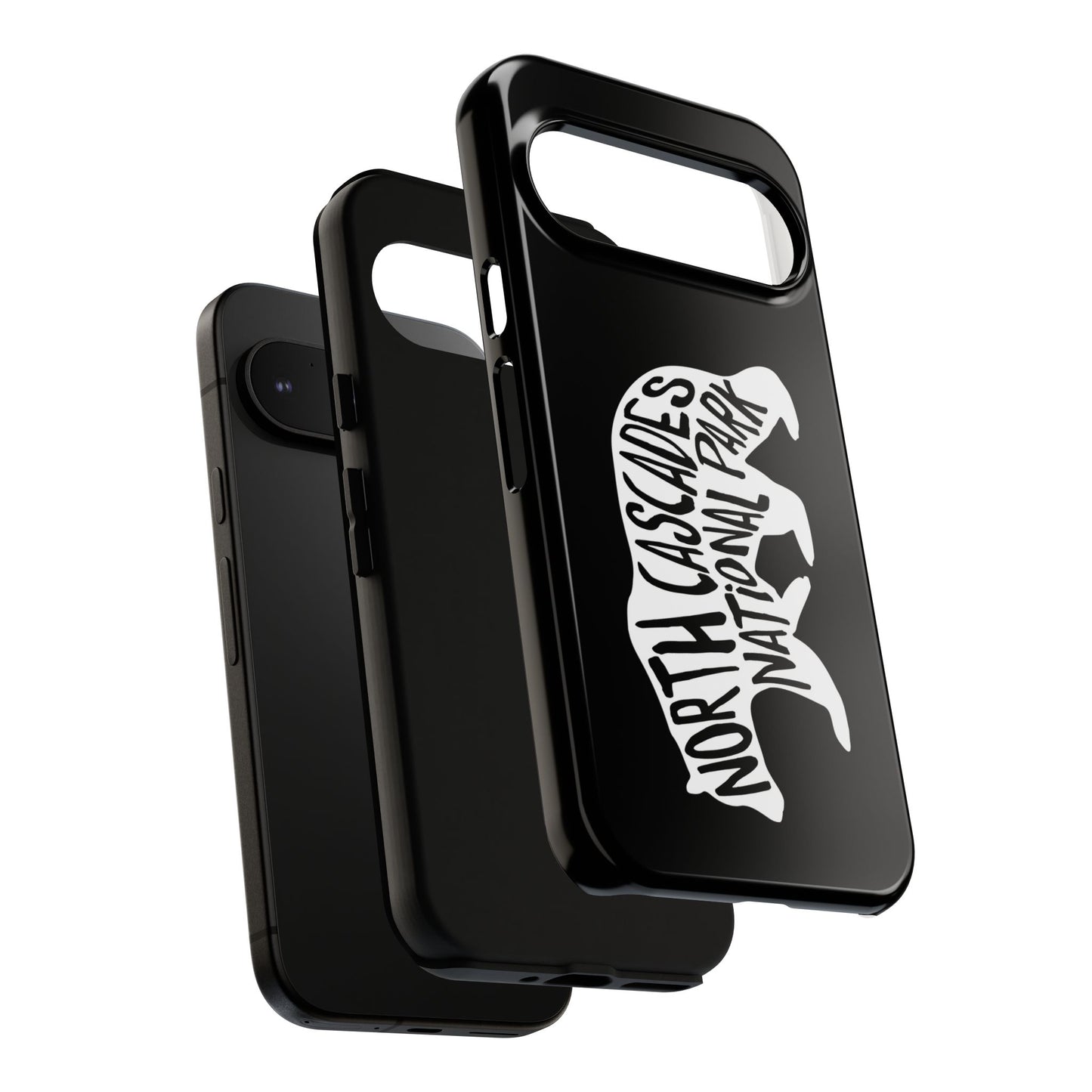 North Cascades National Park Phone Case - Black Bear Design
