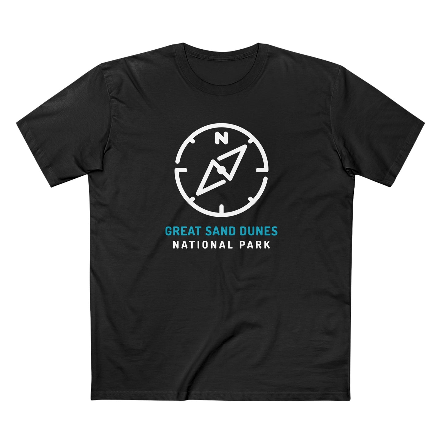 Great Sand Dunes National Park T-Shirt Compass Design