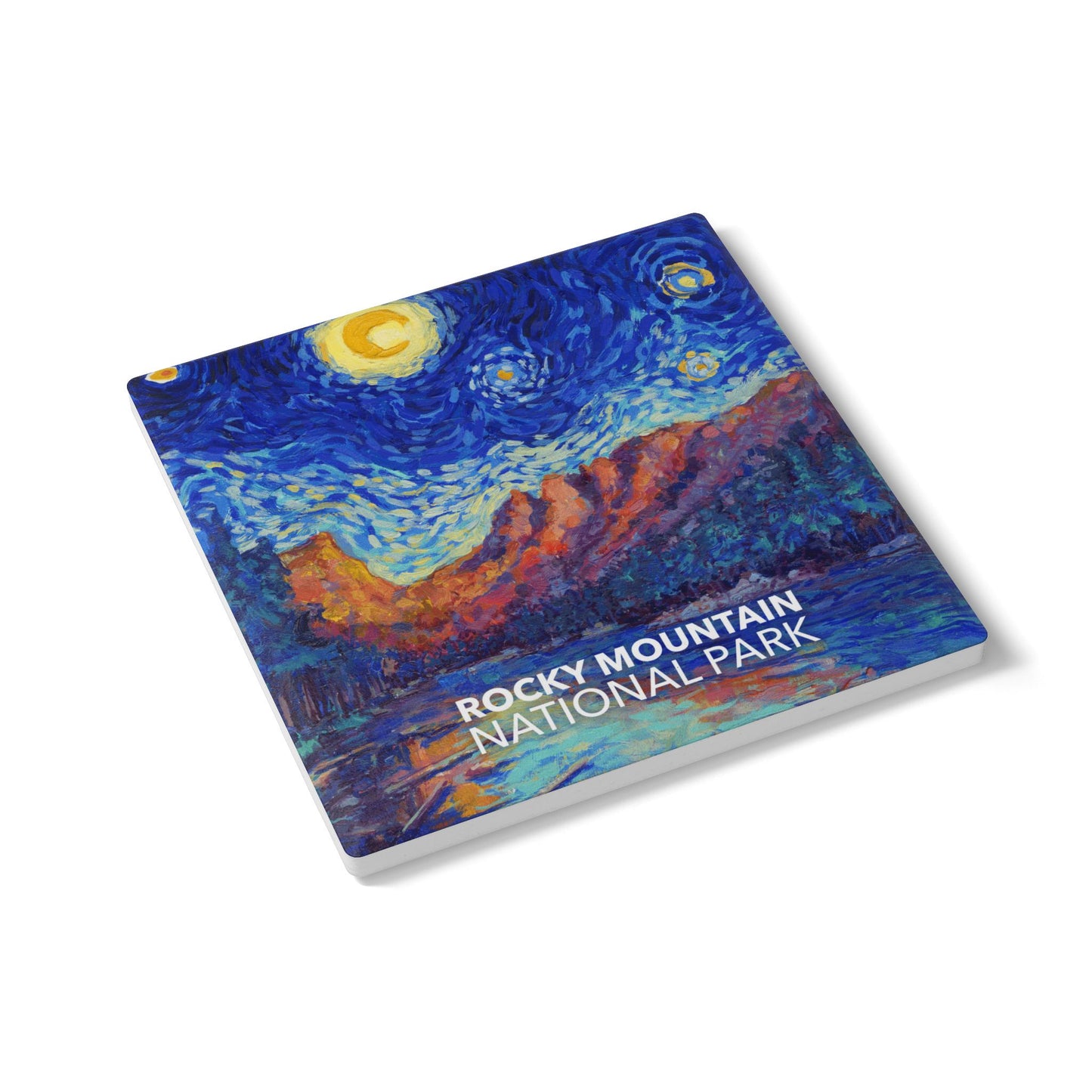 Rocky Mountain National Park Coaster - The Starry Night