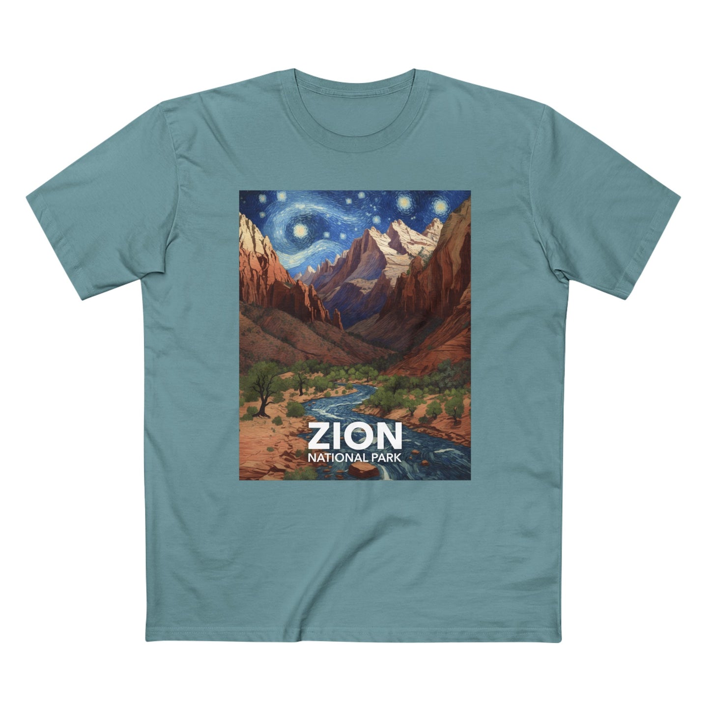 Zion National Park T-Shirt - The Starry Night