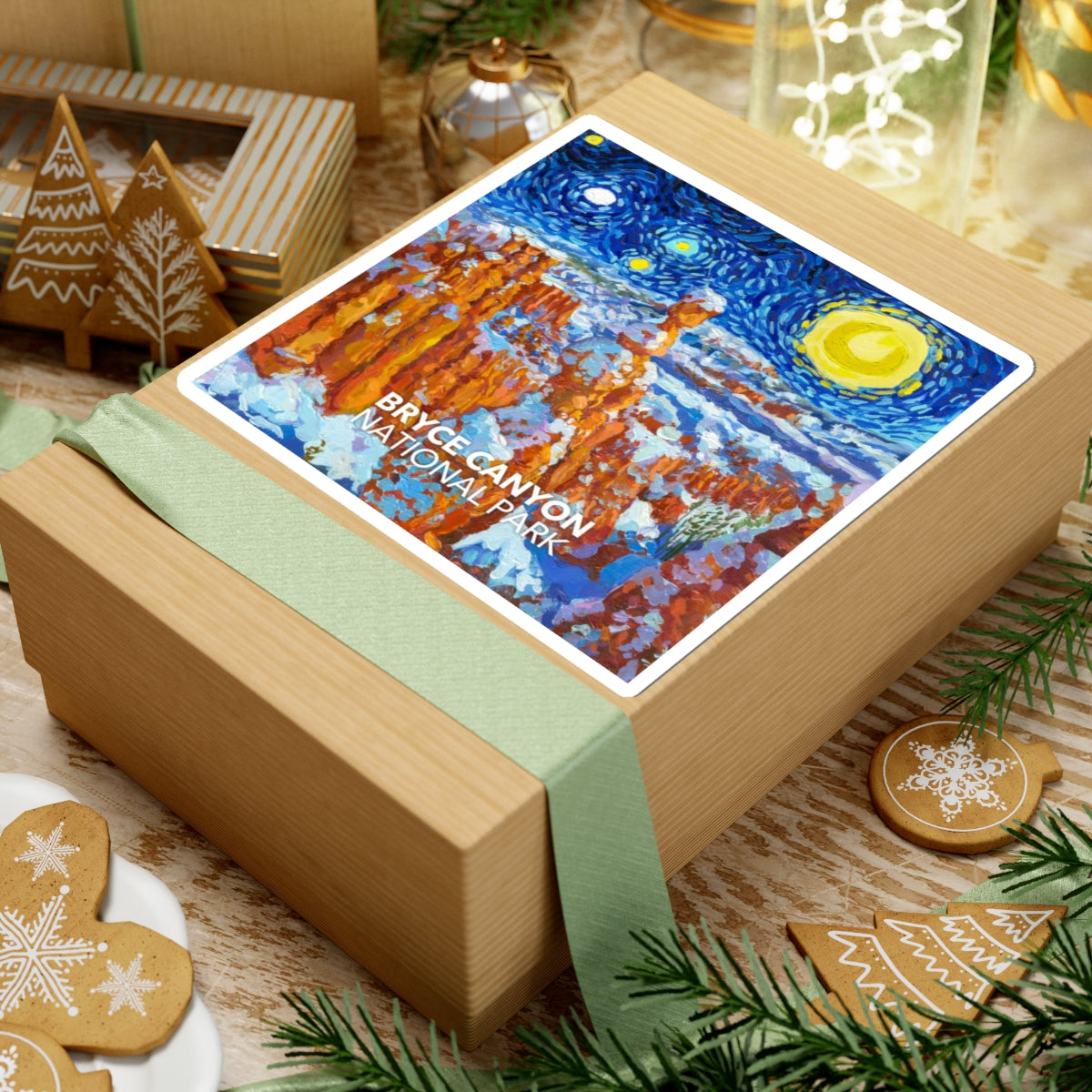 Bryce Canyon National Park Sticker - The Starry Night