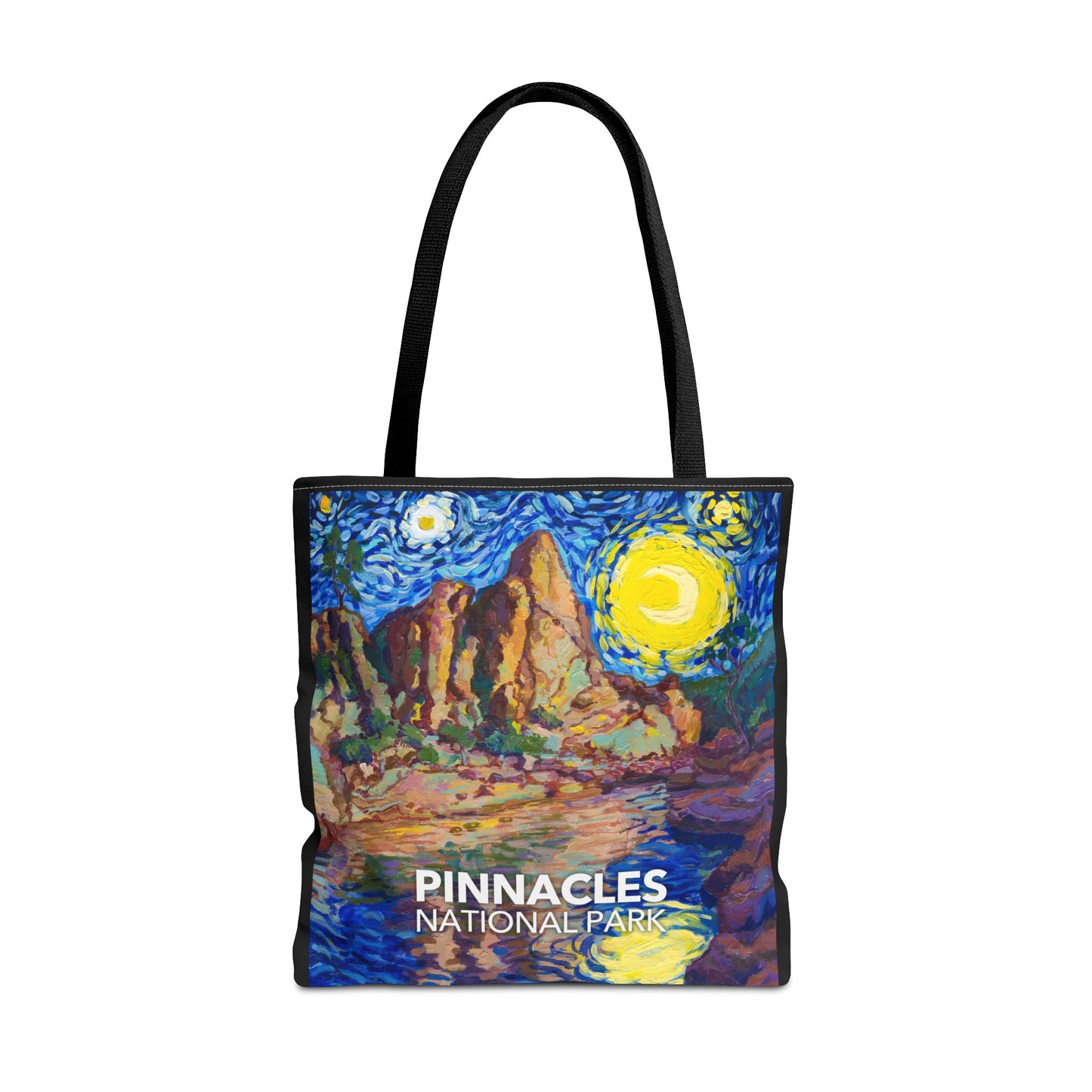 Pinnacles National Park Tote Bag - The Starry Night Large