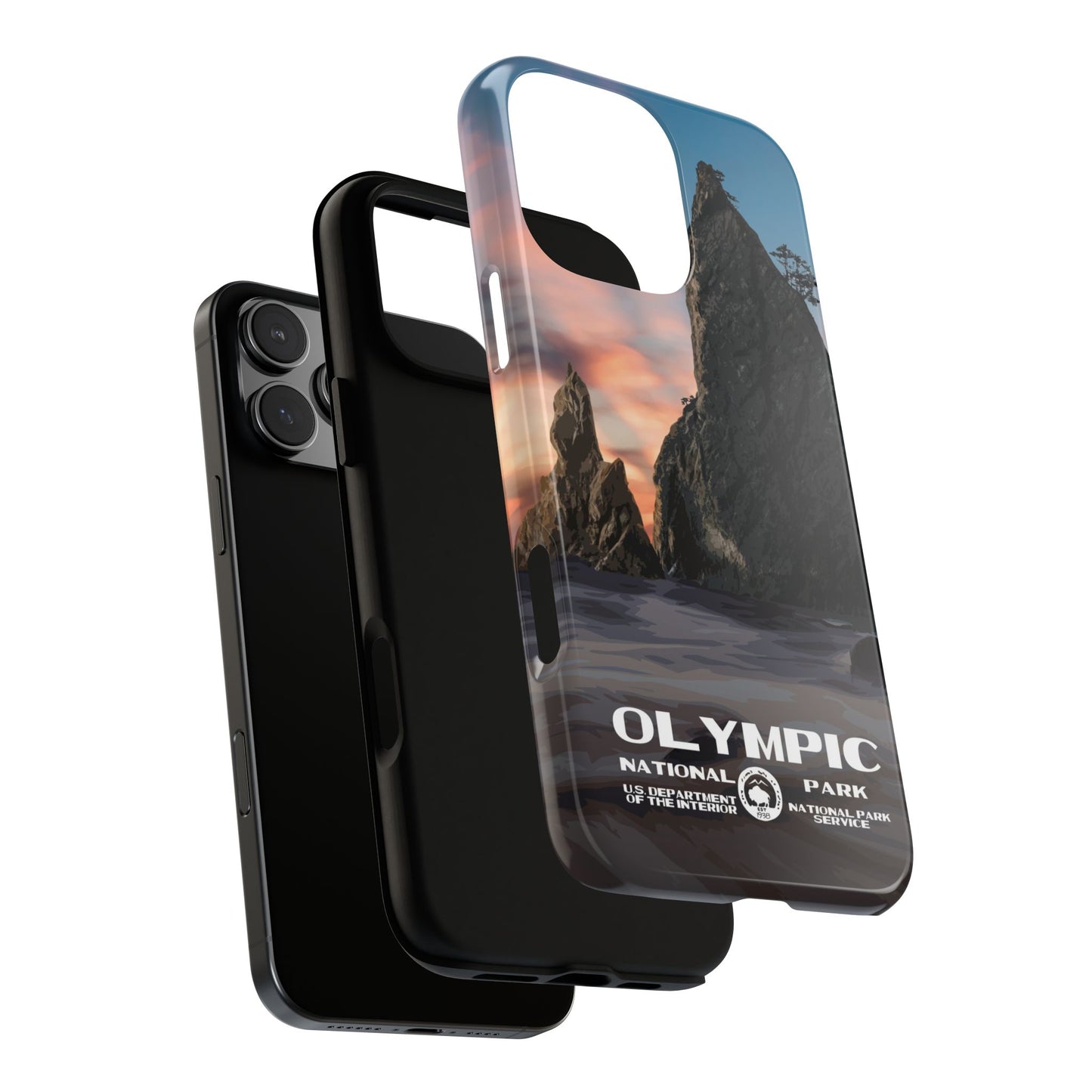 Olympic National Park Phone Case - WPA Style