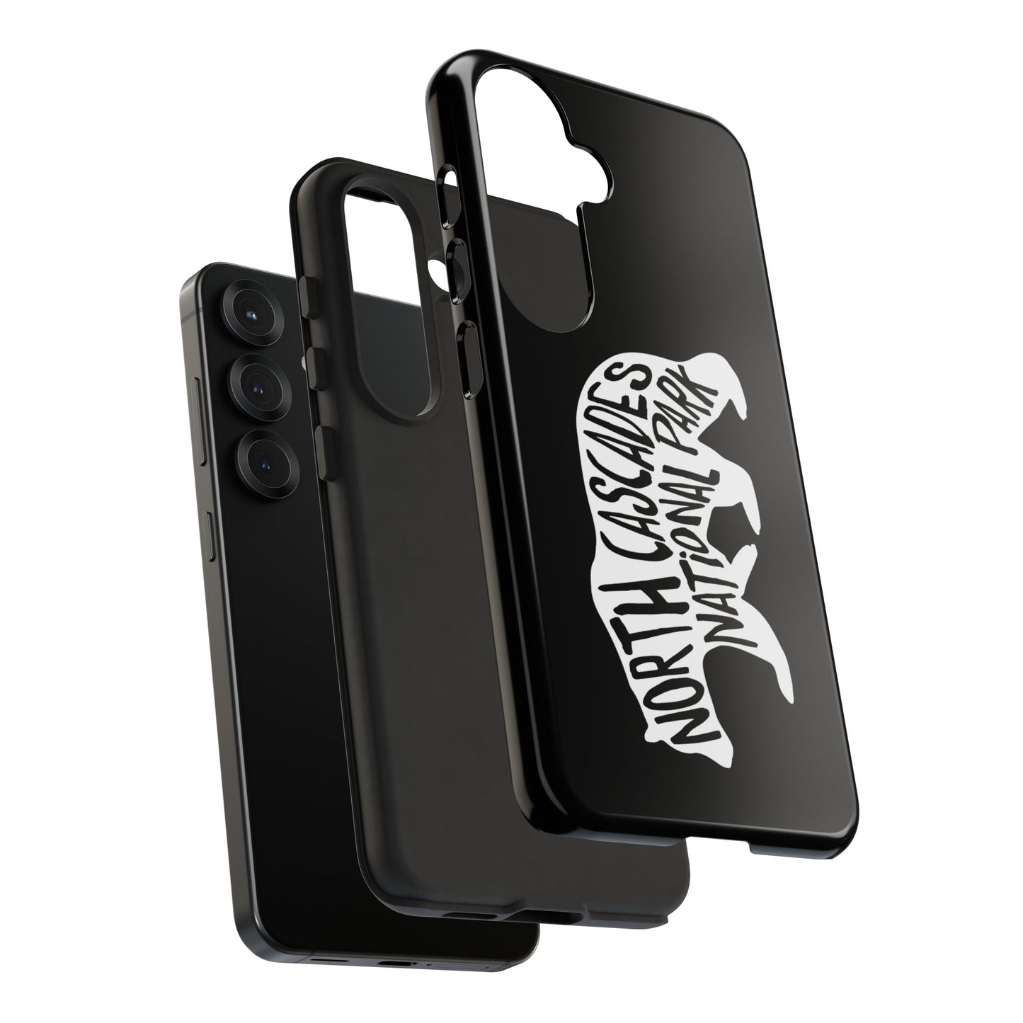 North Cascades National Park Phone Case - Black Bear Design