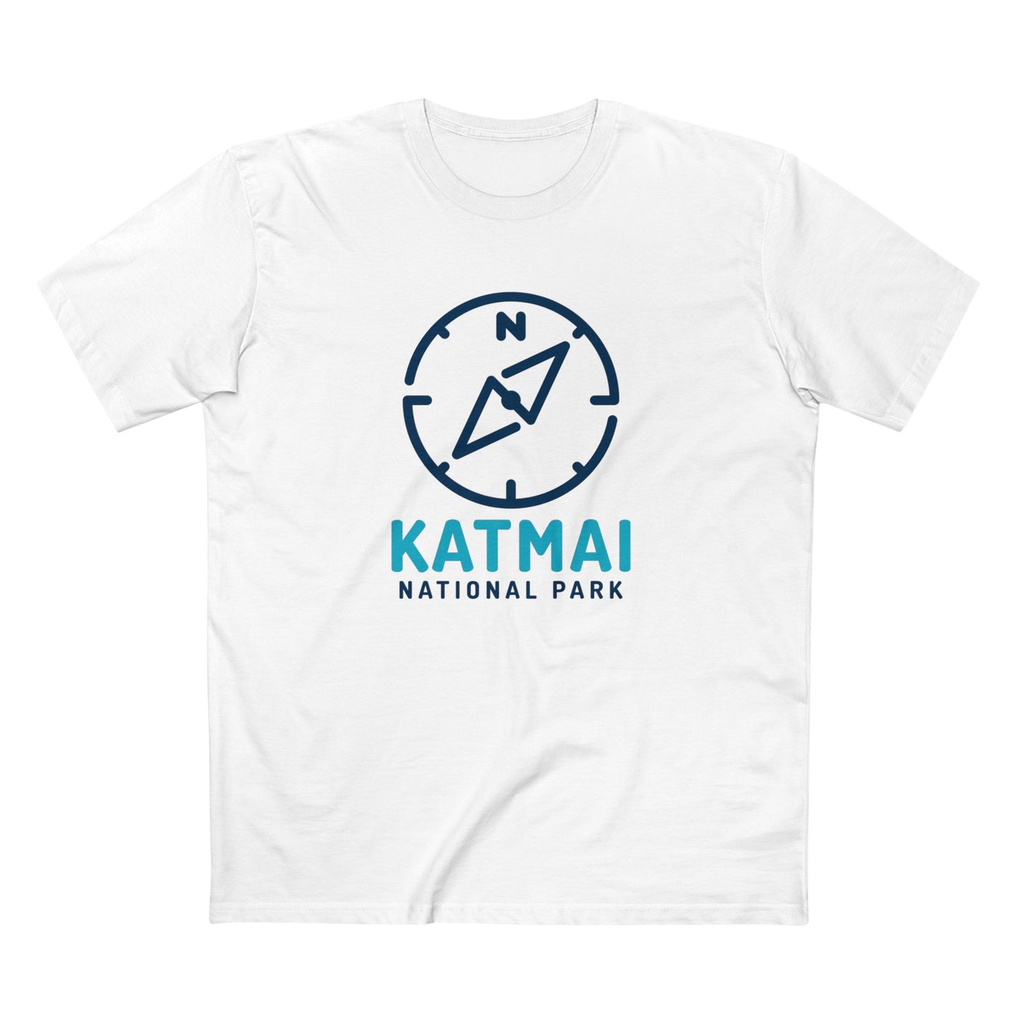 Katmai National Park T-Shirt Compass Design