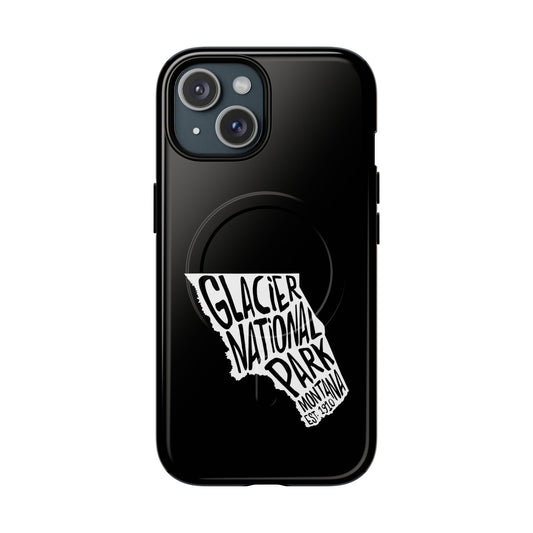 Glacier National Park iPhone Case with MagSafe - Map Design