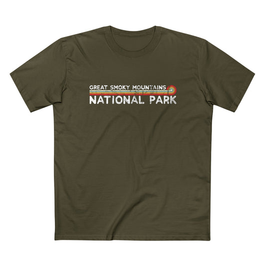 Great Smoky Mountains National Park T-Shirt - Vintage Stretched Sunrise